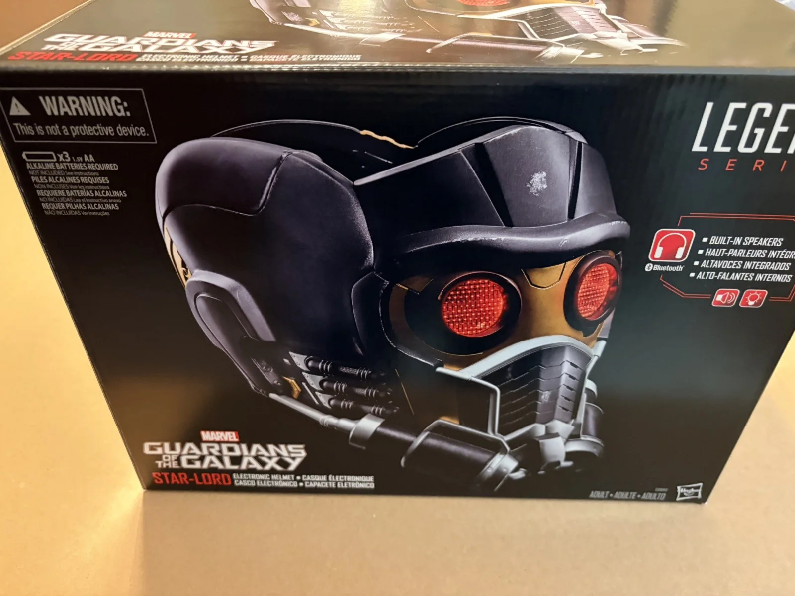 Samuel L. Jackson, Paul Rudd, Bettany, Gillan — Jackson, Rudd, Bettany , Gillan Signed Marvel Legends Star Lord Replica Helmet, image 4