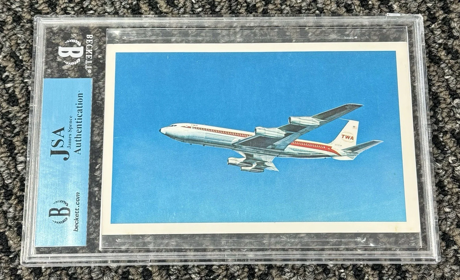 Eric Clapton Signed Autograph Vintage 3x5 Postcard Cut Beckett JSA Encapsulated, image 2