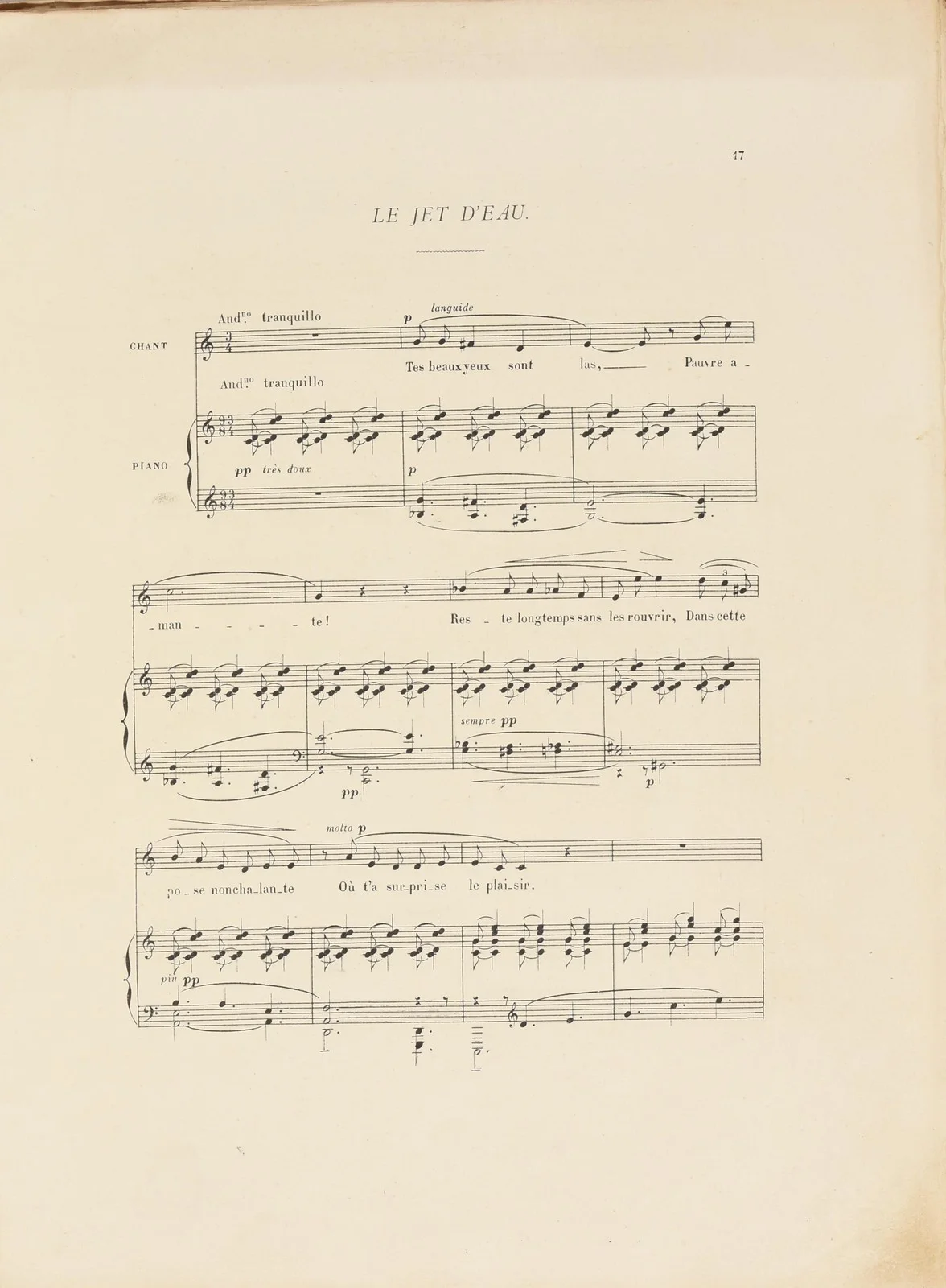 DEBUSSY, Claude: Cinq poèmes de Ch. Baudelaire - SIGNED PRESENTATION COPY, image 4