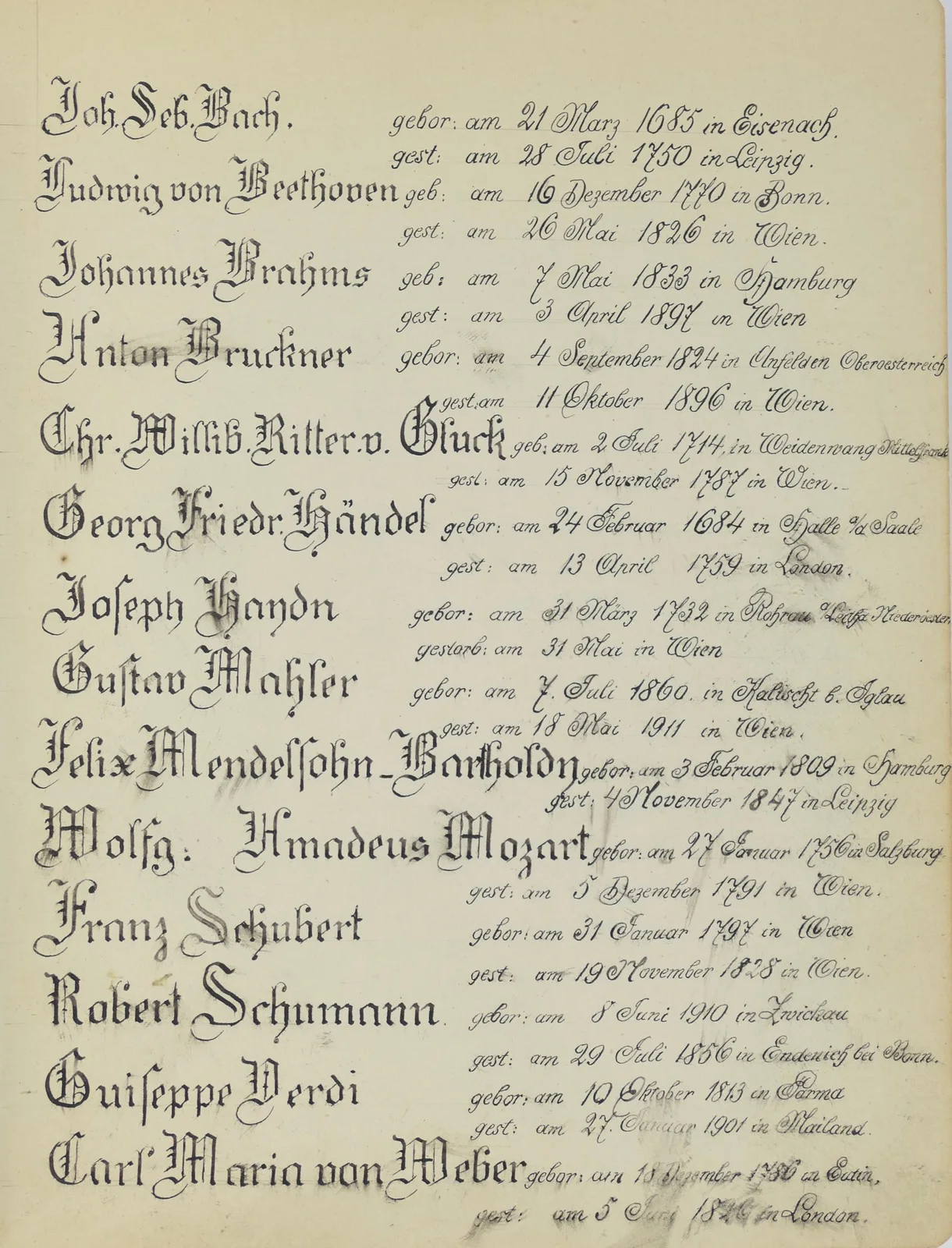 COMPOSER CALLIGRAPHY BOOk Aphorismen, Citate...- EX-GEORGE PERLE, image 3
