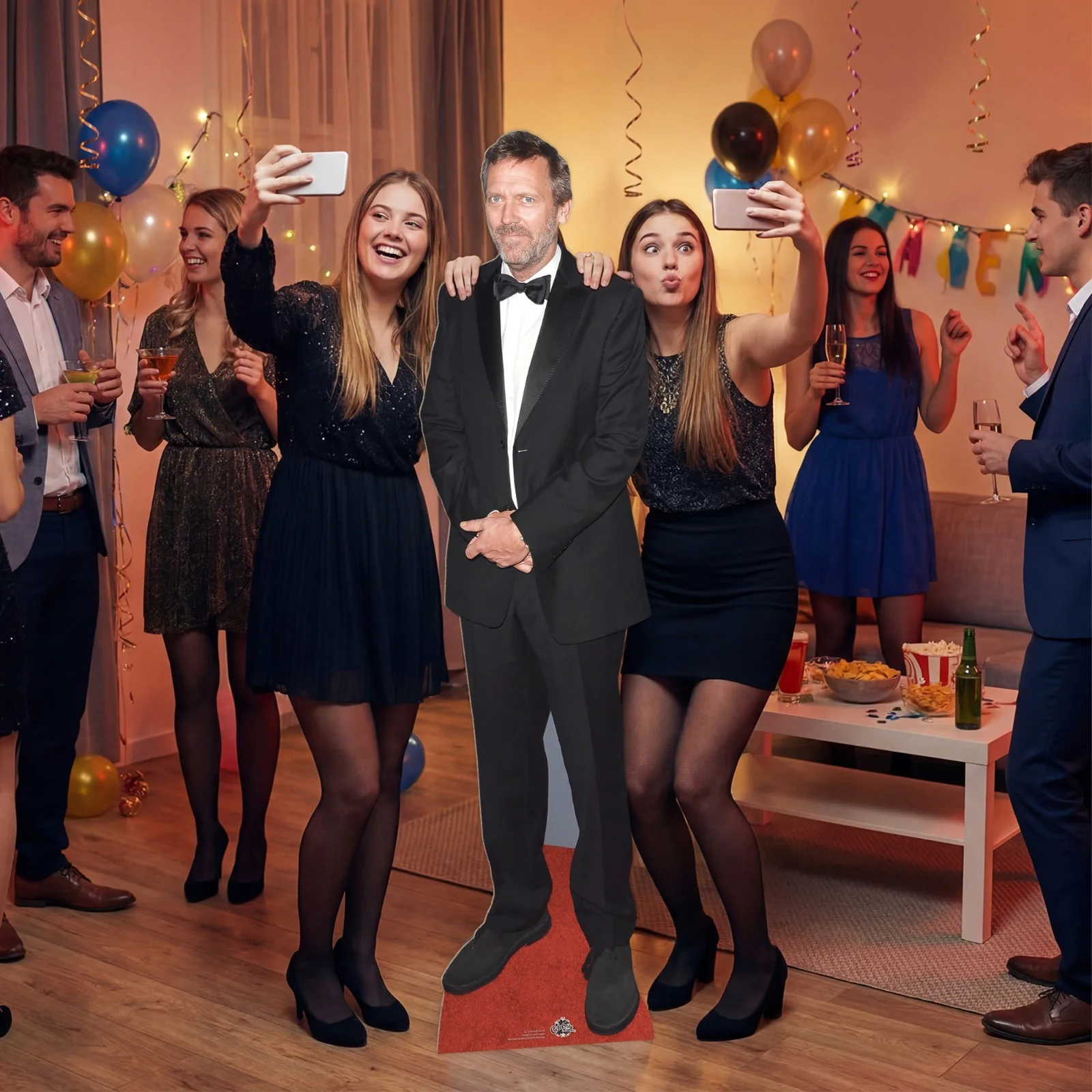 Hugh Laurie Lifesize Cardboard Cutout with Free Mini Celebrity Standee / Standup, image 2