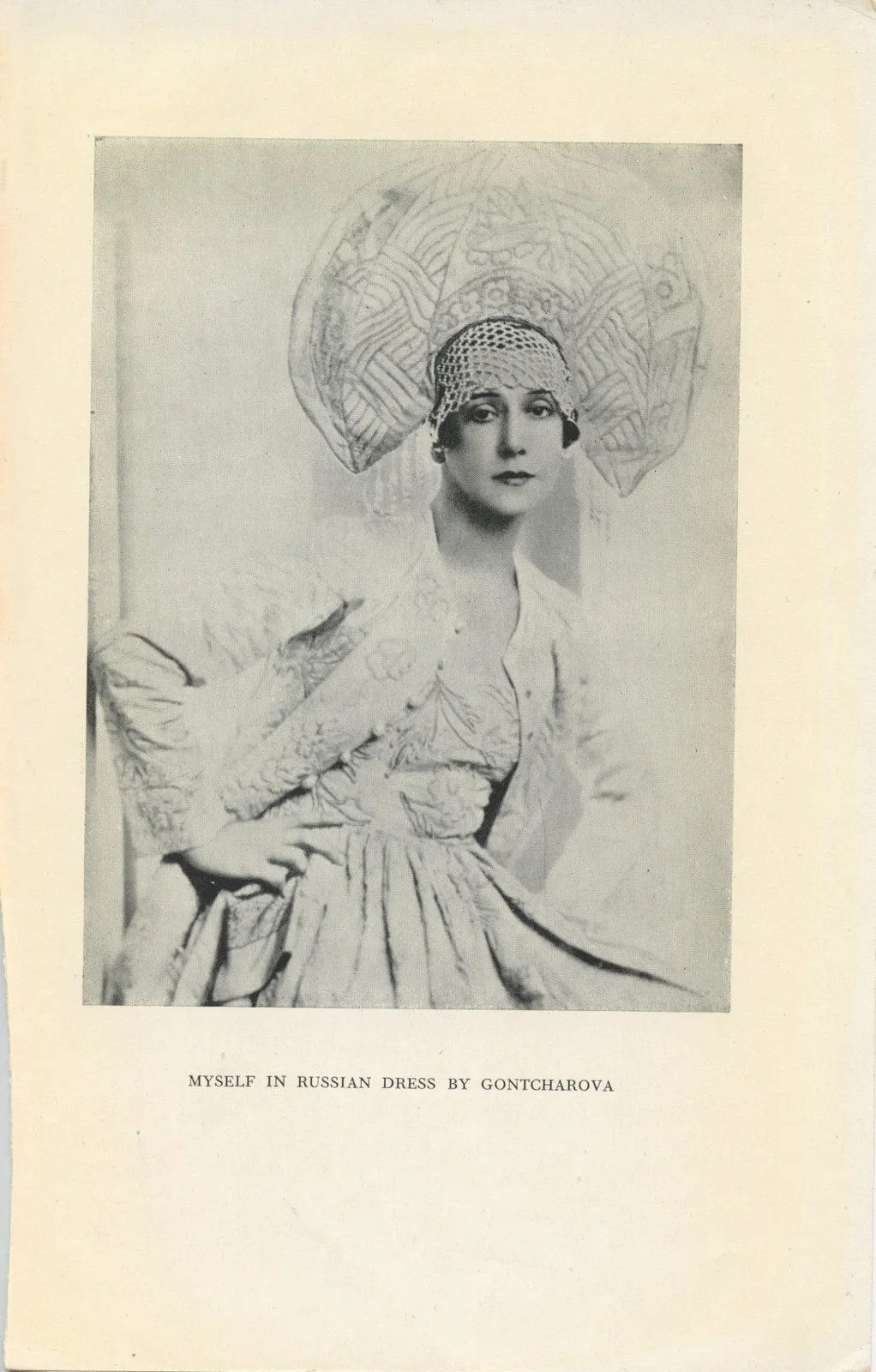 KARSAVINA, Tamara. (1885–1978): Autograph Signature & Photograph BALLETS RUSSES, изображение 3