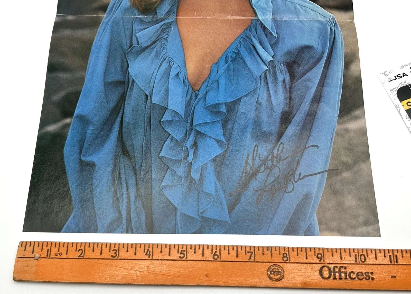 Heather Locklear — HEATHER LOCKLEAR 11x16 VTG SIGNED POSTER Autograph JSA COA MELROSE PLACE ACTRESS, image 4