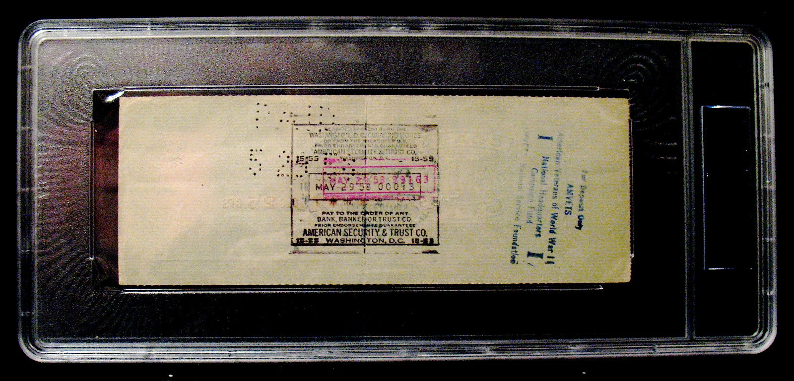 CECIL B. deMILLE-Rare Fully Signed Business Check-PSA DNA Encapsulated-Director, изображение 3