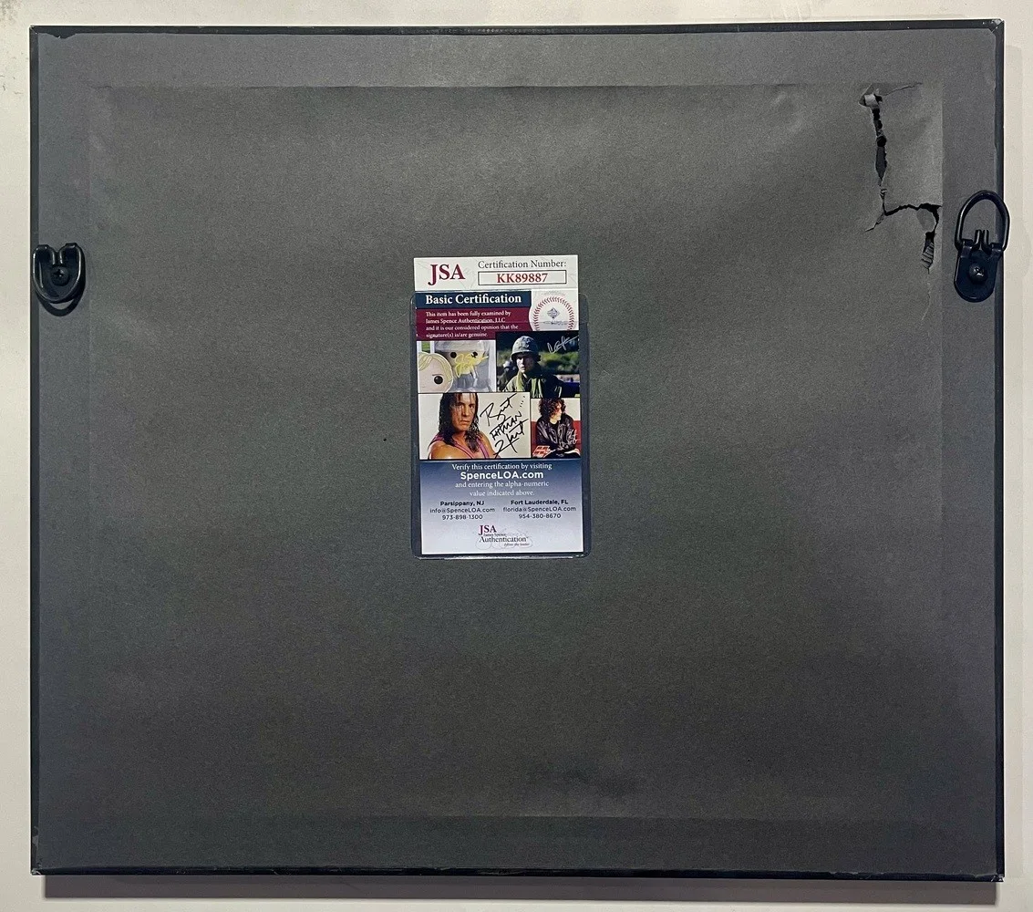 Ralph Macchio, William Zabka — Ralph Macchio & William Zabka Signed 10x8 Karate Kid Framed Photo JSA COA, изображение 2