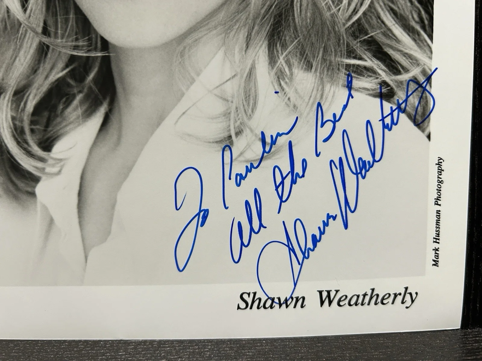 Shawn Weatherly — SHAWN WEATHERLY ORIGINAL 8x10 HAND SIGNED PHOTO Sexy Actress Autograph BAYWATCH, изображение 2