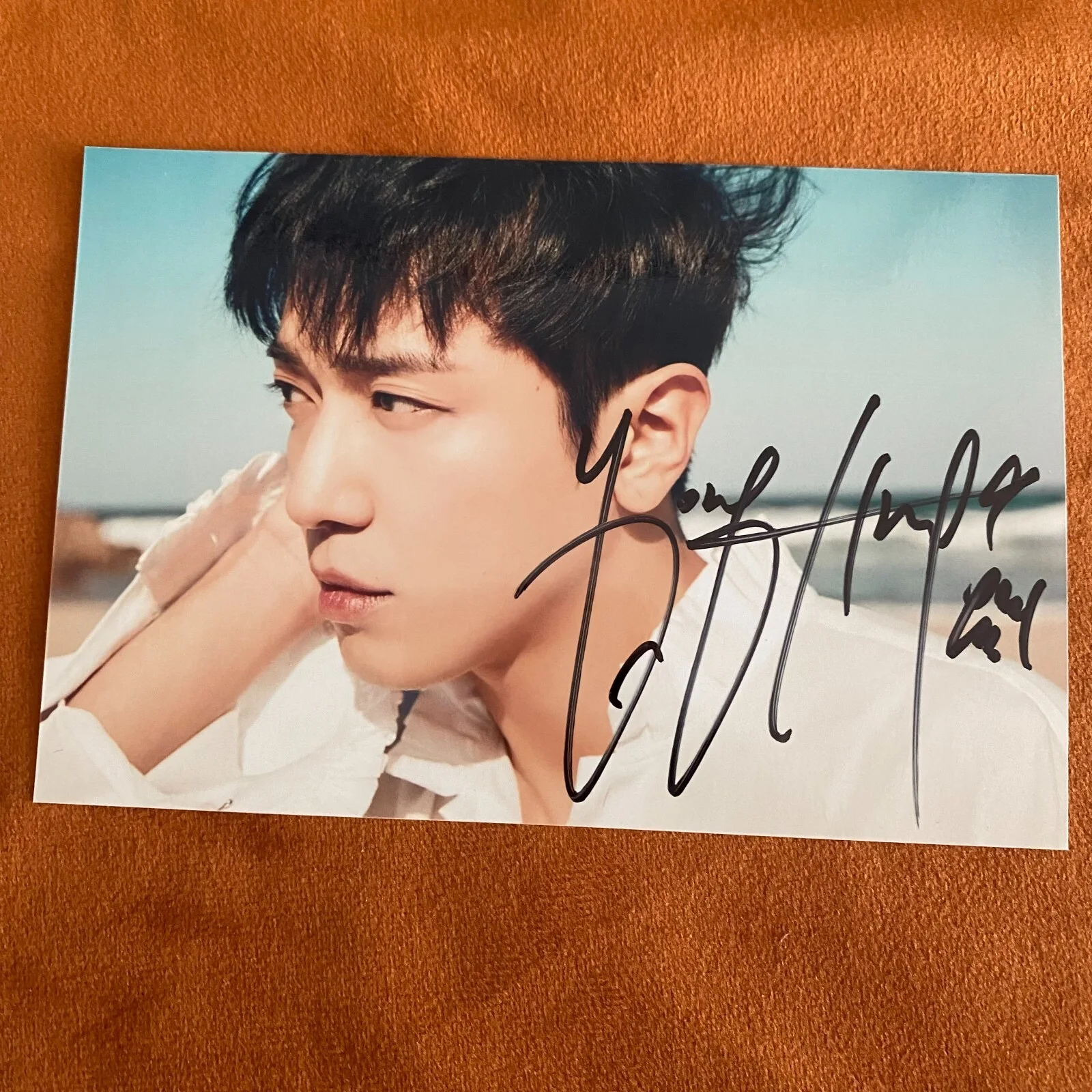 CNBLUE Jung Yong Hwa Autographed Signed Photo Picture 4*6 K-POP Collection, изображение 4