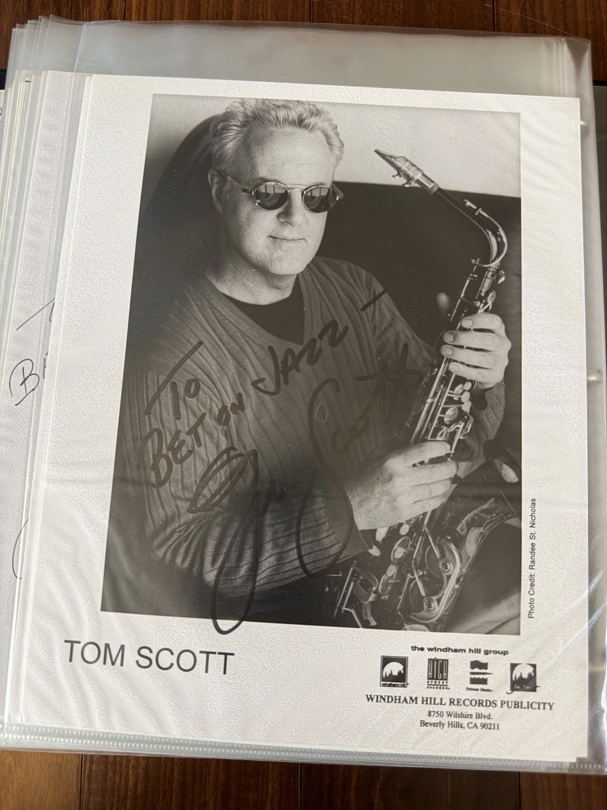 Original Autographed Jazz & Big Band Photos Lot, Multiple Artists Signed, изображение 3
