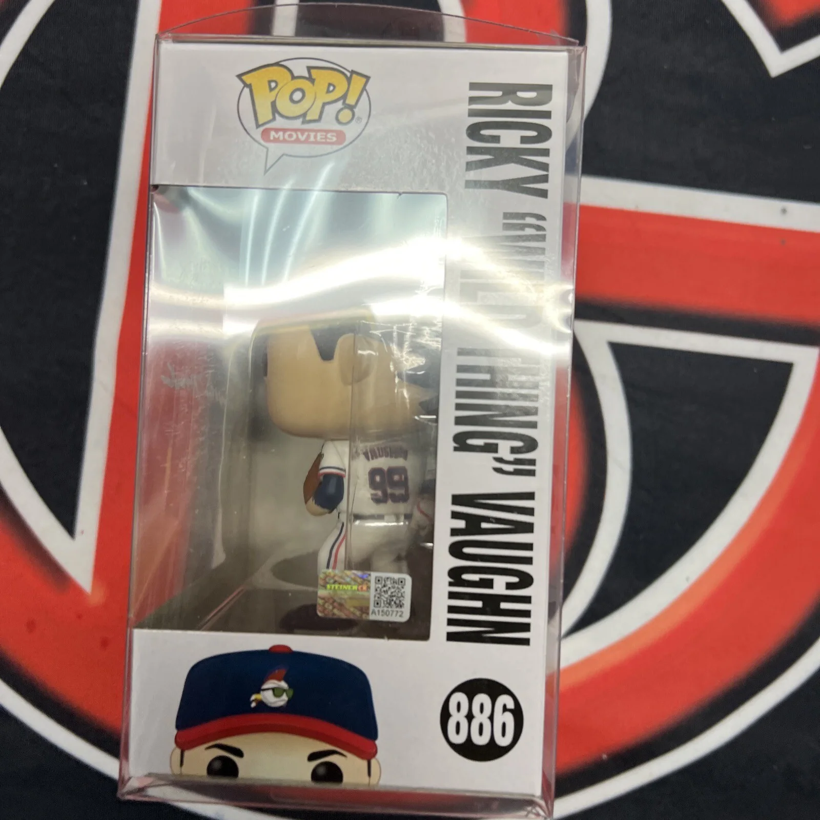 Charlie Sheen — Charlie Sheen Signed Major League Ricky Vaughn Funko Pop Wild Thing Steiner CX, изображение 4