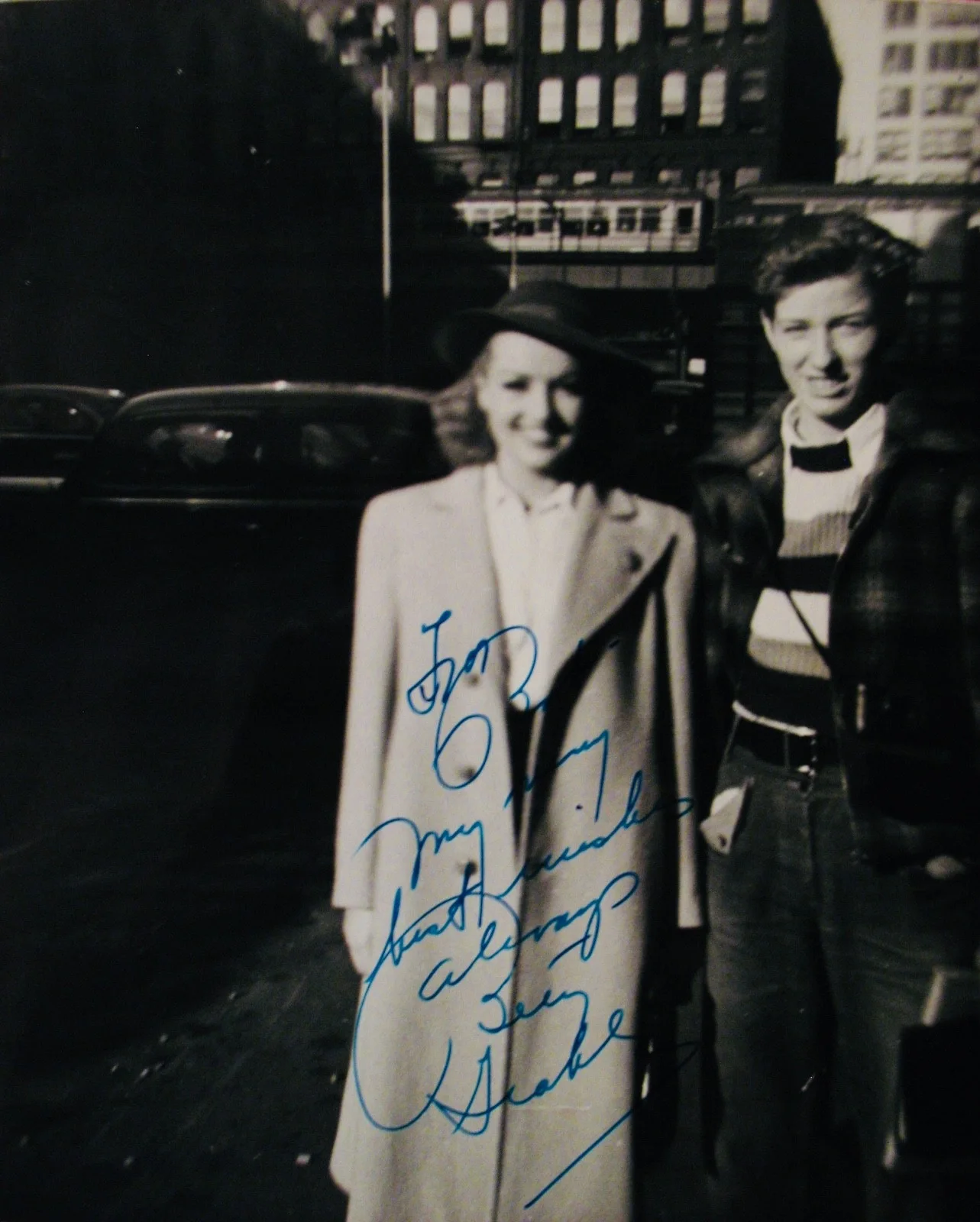 BETTY GRABLE — BETTY GRABLE-Rare 8x10 Autographed & Inscribed Photograph-WWII Sexy Pinup Girl