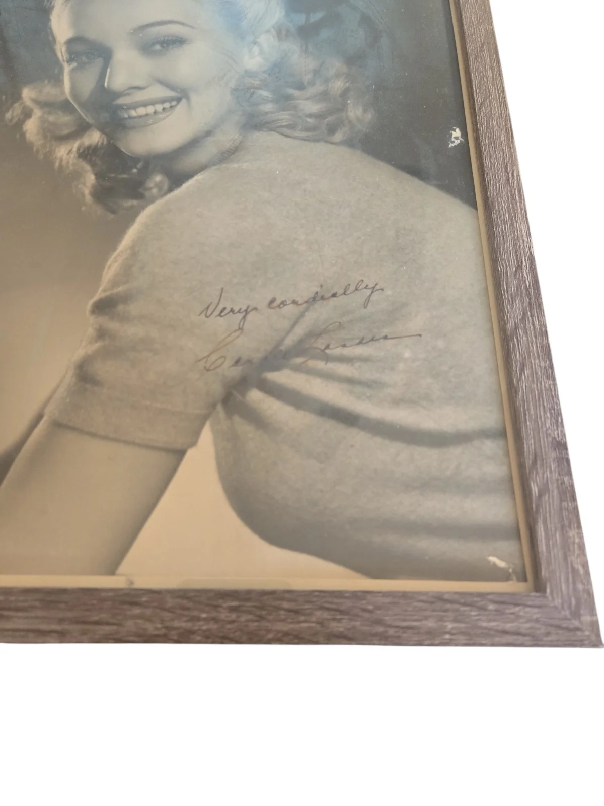 Carole Landis — American Actress Carole Landis Signed Photograph, изображение 2