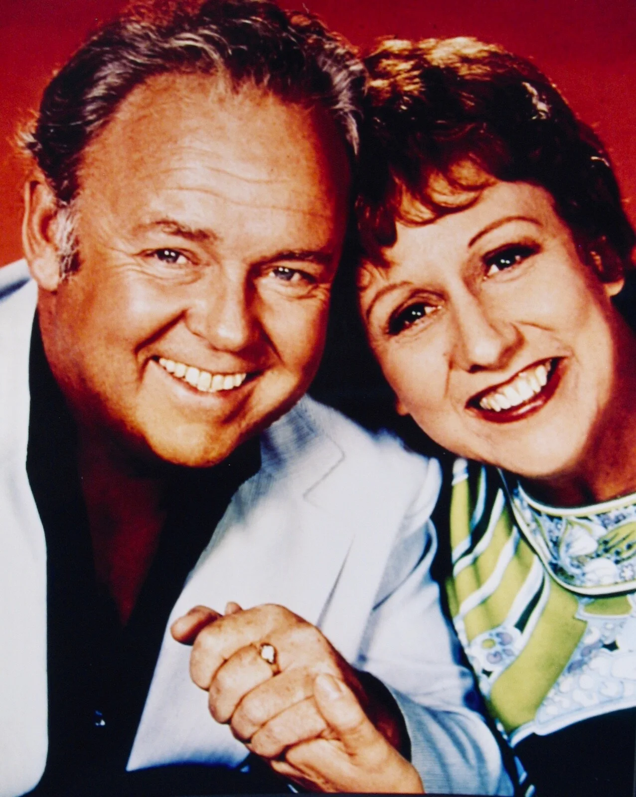 ALL IN THE FAMILY~Signed Cards & Photo Display~Carroll O'Connor & Jean Stapleton, изображение 3
