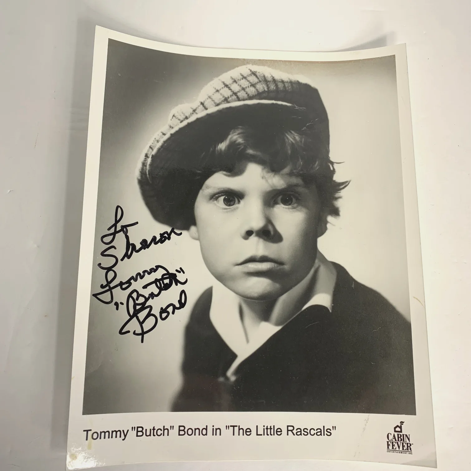 Tommy Bond — Tommy Butch Bond Signed Publicity 8x10 Photo Our Gang Little Rascals Autographed