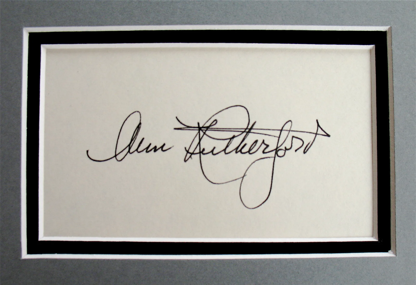 Ann Rutherford — ANN RUTHERFORD-Rare Matted Autographed Photo Display-GONE WITH THE WIND-COA, изображение 2