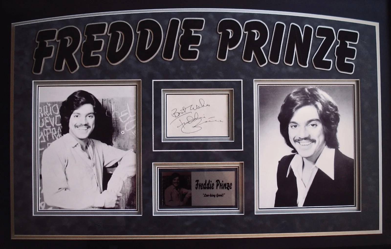 Freddie Prinze Sr — FREDDIE PRINZE~Rare Custom Framed Signature Display w/COA~CHICO and the MAN, изображение 4