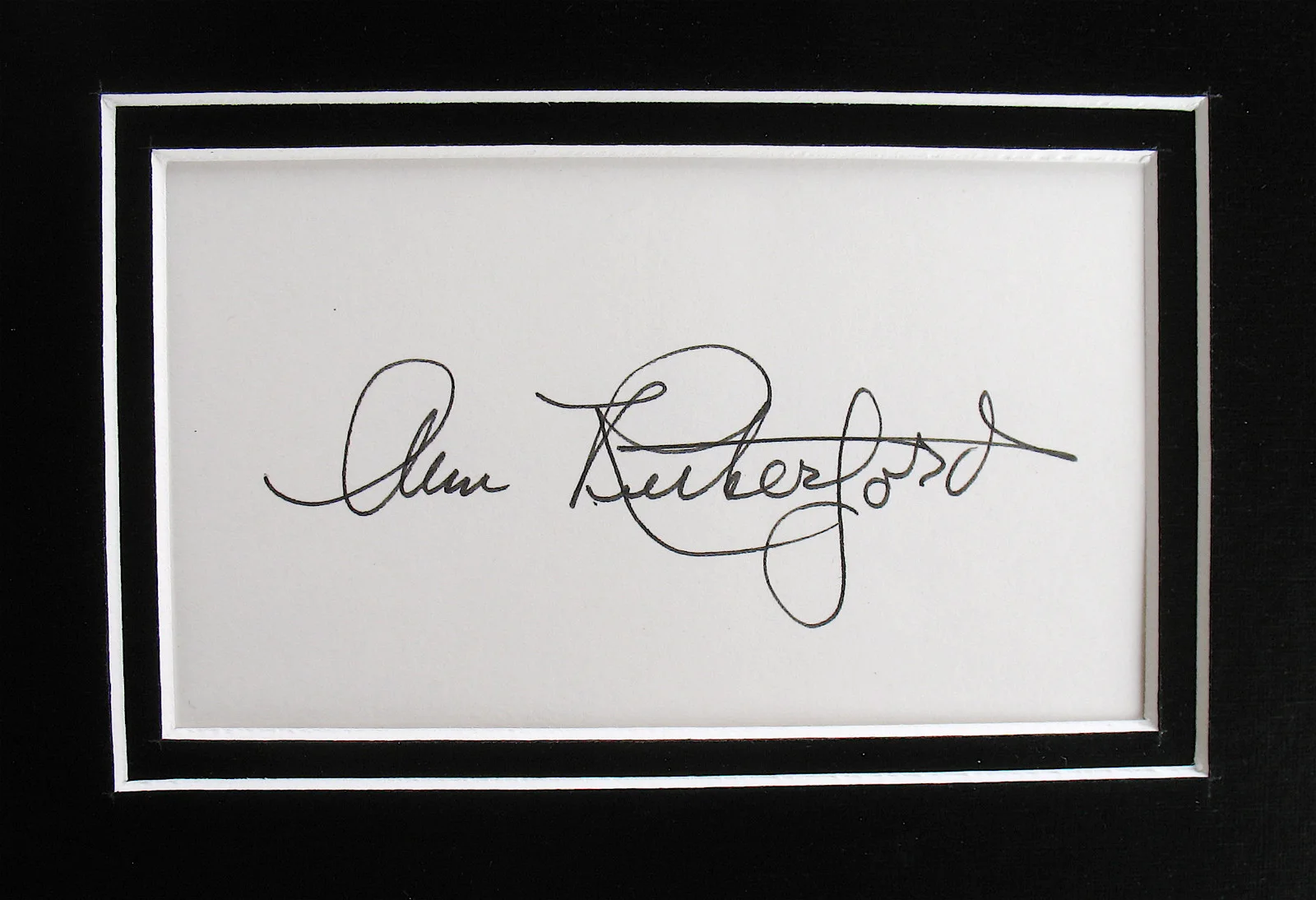 ANN RUTHERFORD — ANN RUTHERFORD-Rare Autographed Matted Photo Display-GONE WITH THE WIND-COA, изображение 2