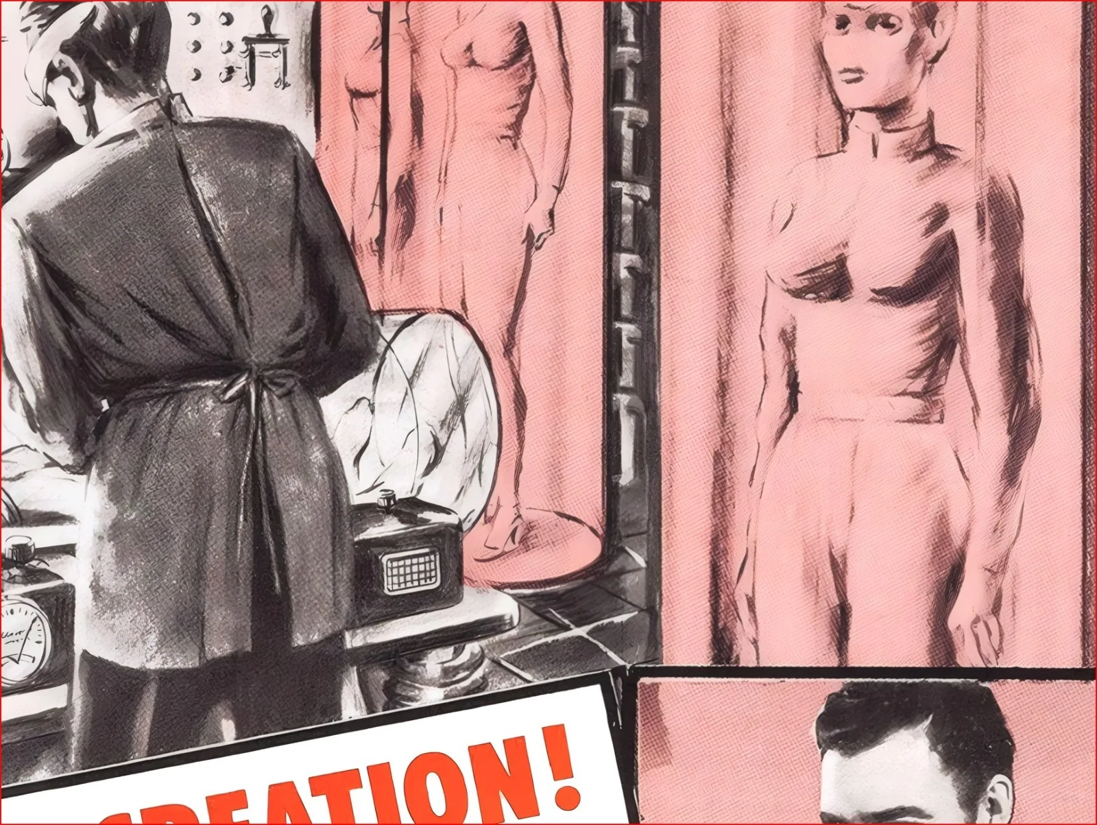The Creation Of The Humanoids 1962 - Restored 27.2" x 41" US One Sheet Poster, изображение 4