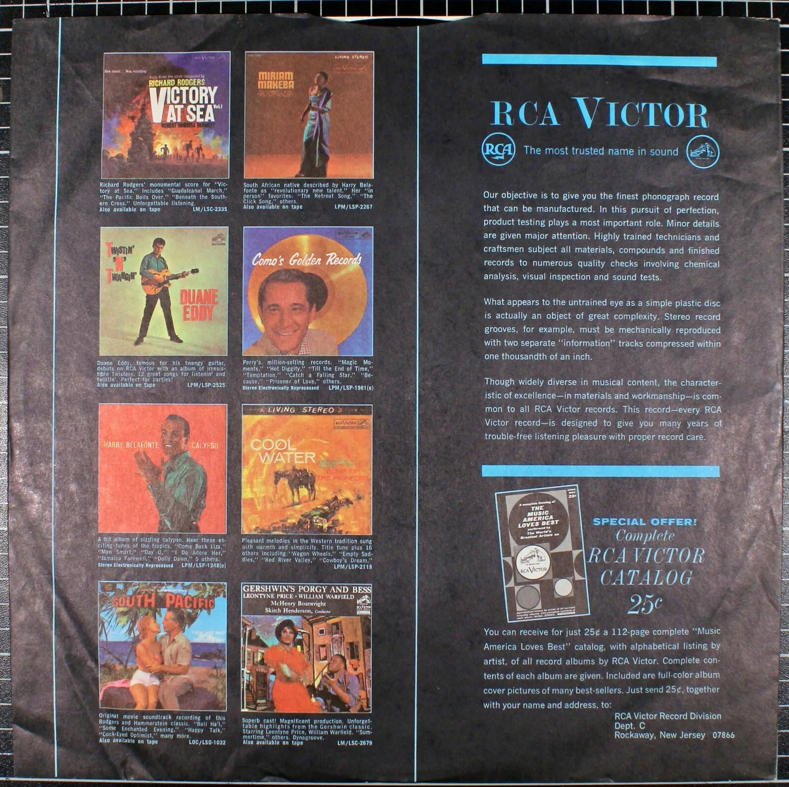 Allen Ludden — Allen Ludden Signed 1964 Mono LP - "Sings His Favorite Songs" - TV Host Password, изображение 5