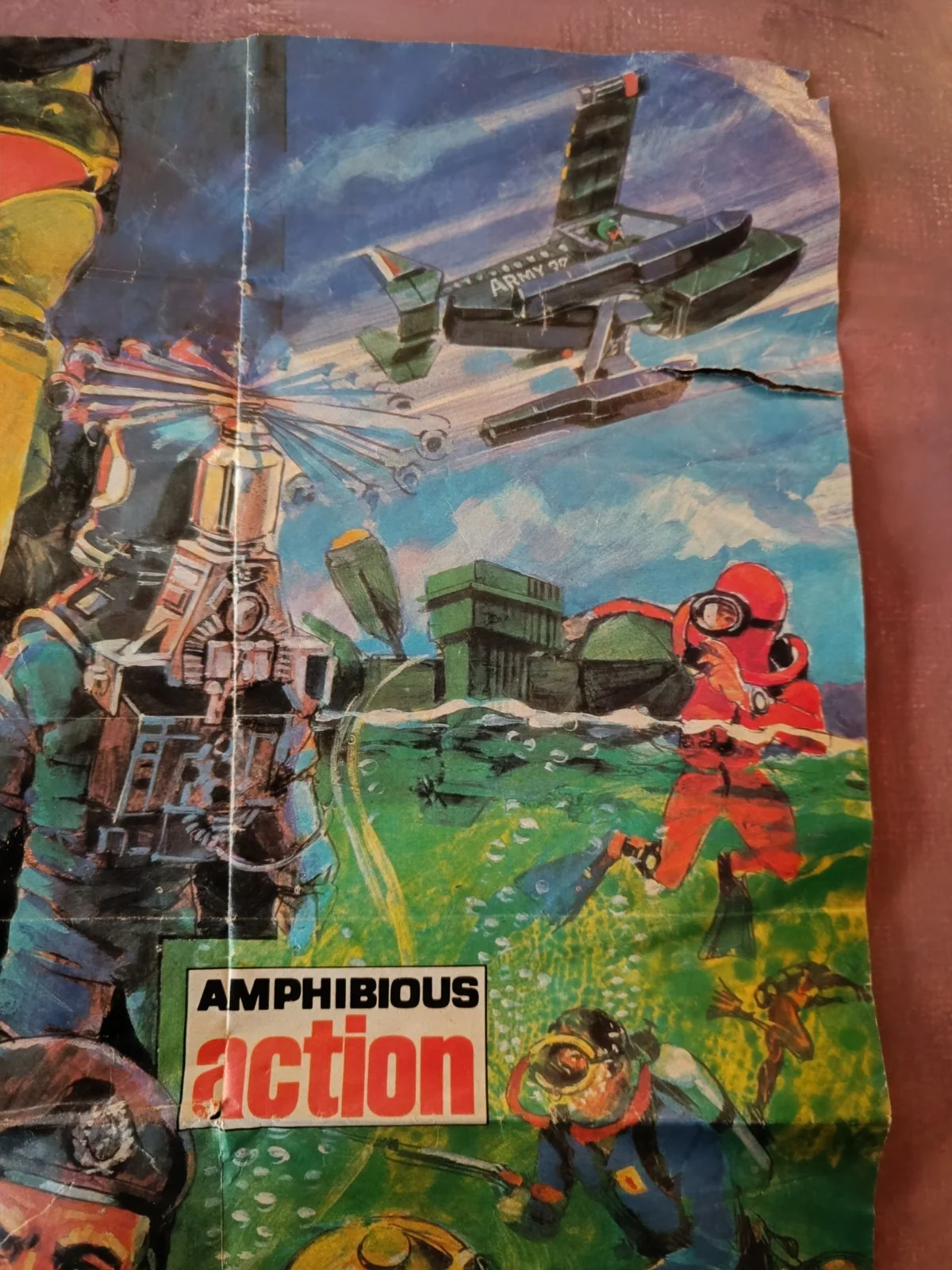 Vintage Action Man Poster 23 X 17 " - Palitoy (B0395), изображение 4