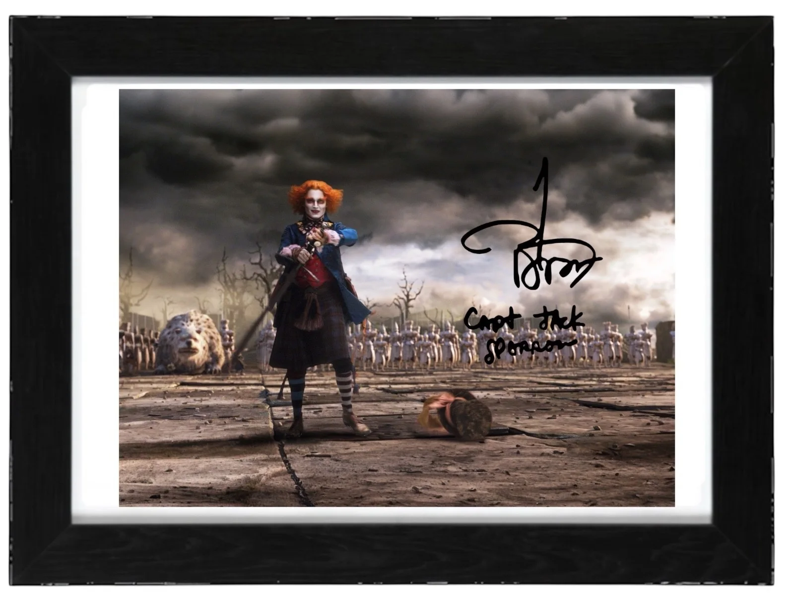 Johnny Depp Signed Autograph PHOTO Pre Print 6x4/A4/ Framed, image 3