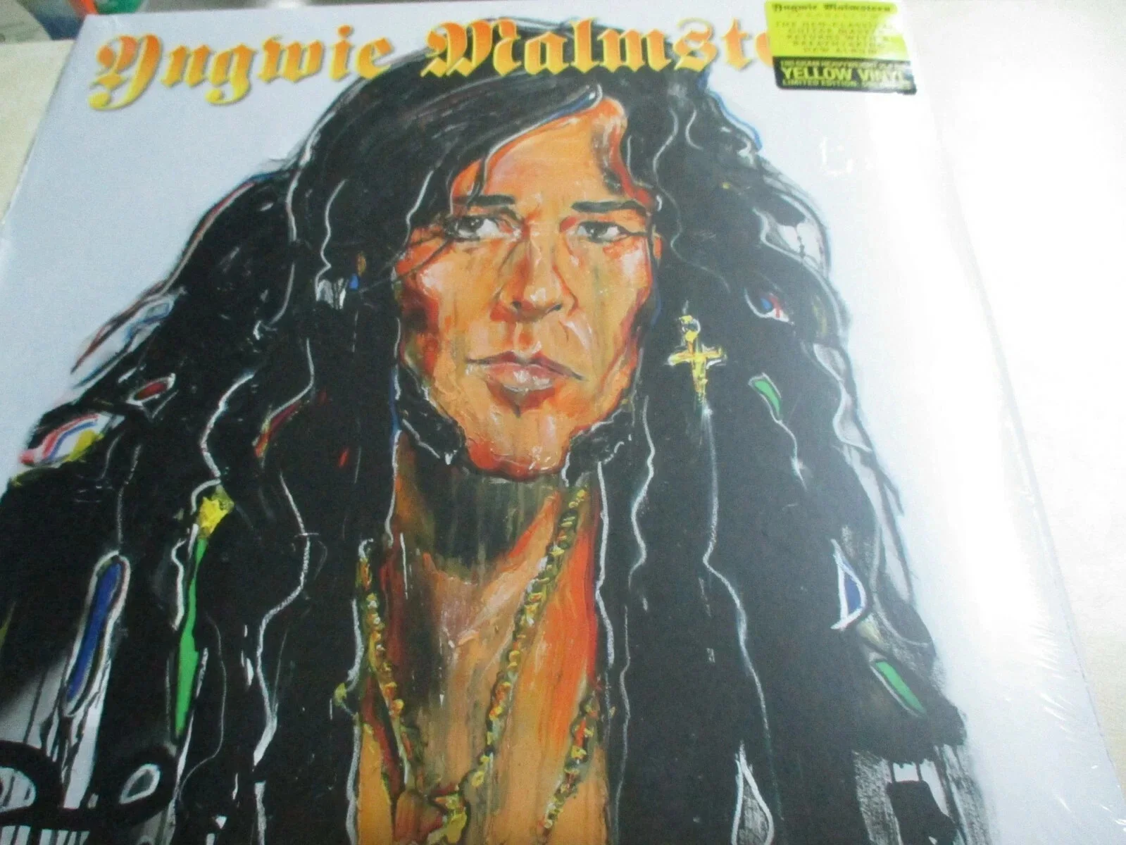 YNGWIE MALMSTEEN AUTHENTIC SIGNED/AUTOGRAPHED PARABELLVM VINYL RECORD--JSA CERT, image 5