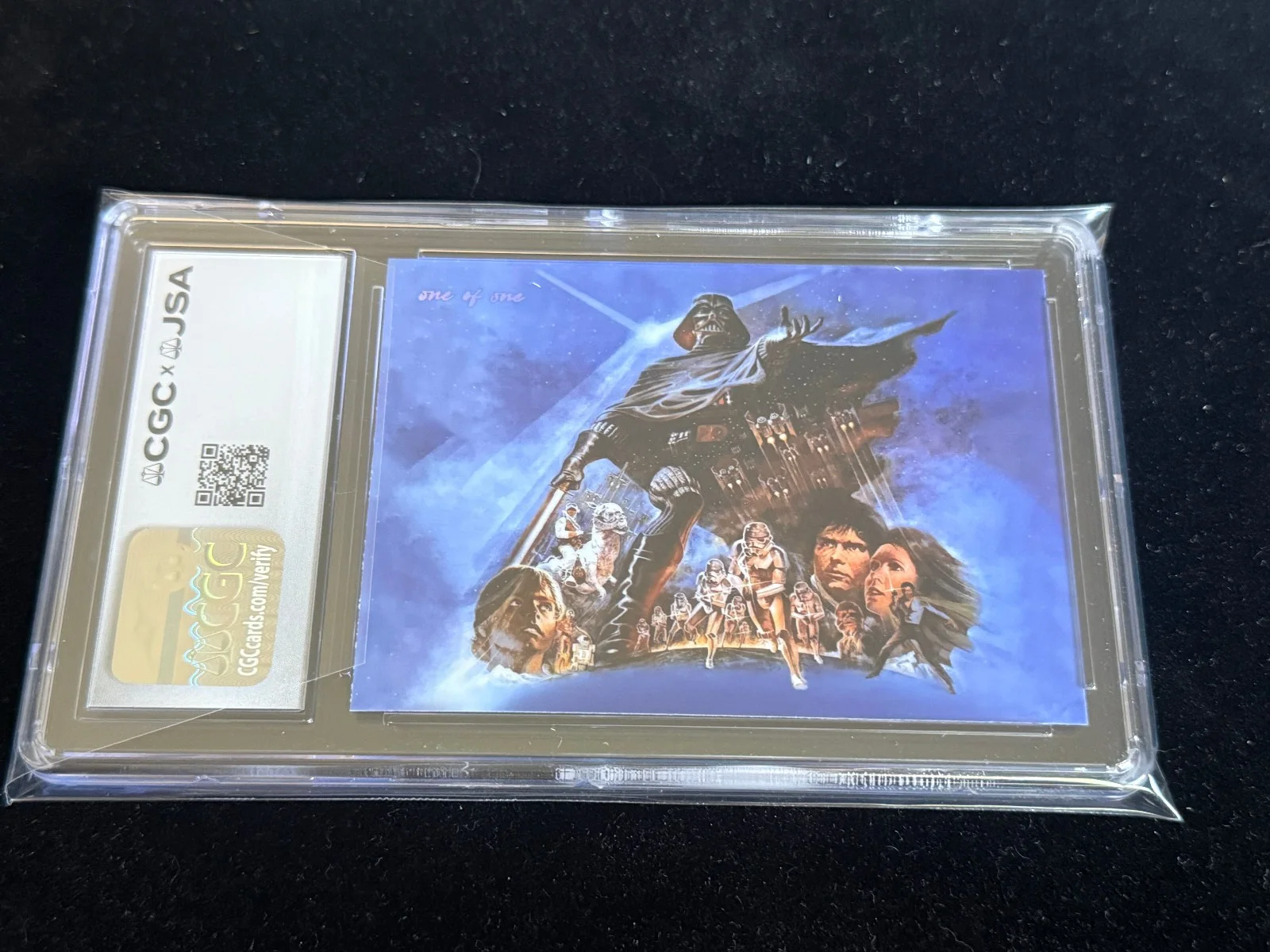 Mark Hamill signed Cut Custom Trading Card JSA CGC Slab Star Wars Auto C5890, изображение 2