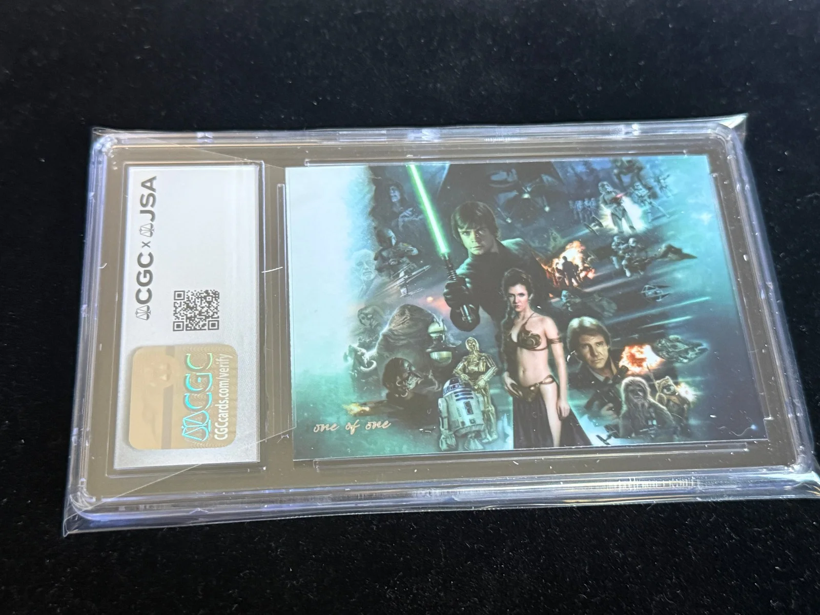 Mark Hamill signed Cut Custom Trading Card JSA CGC Slab Star Wars Auto C5889, изображение 2
