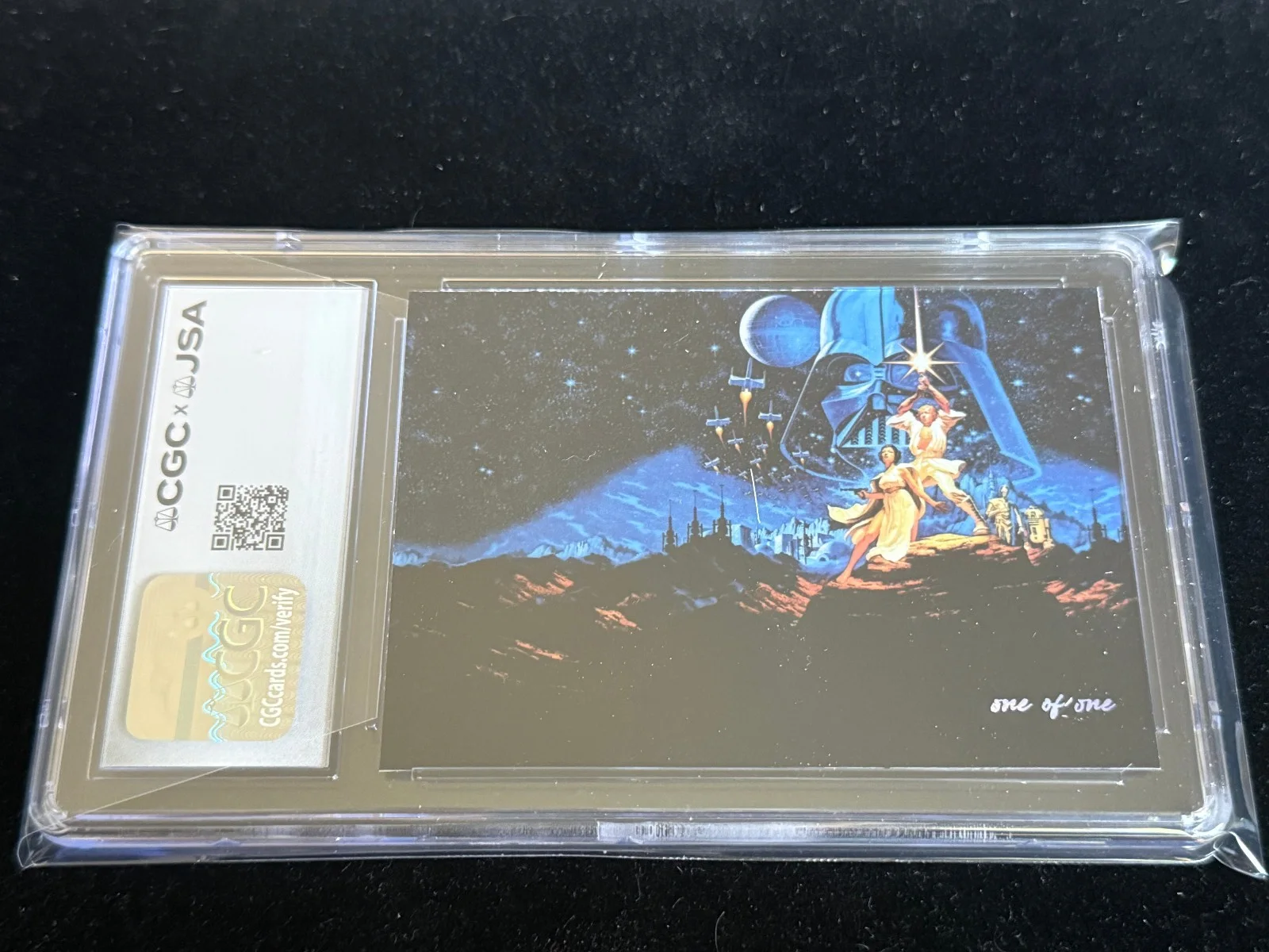 Mark Hamill signed Cut Custom Trading Card JSA CGC Slab Star Wars Auto C5891, изображение 2