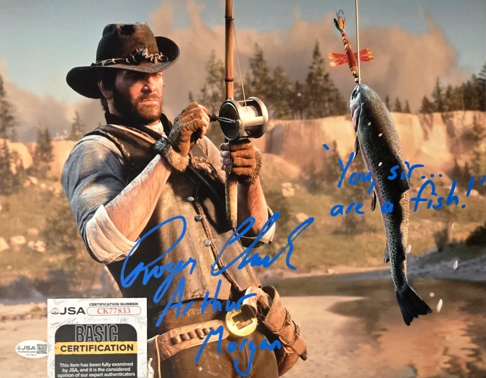 Roger Clark — Roger Clark Signed Photo Red Dead Redemption Arthur Morgan Autograph JSA COA 833