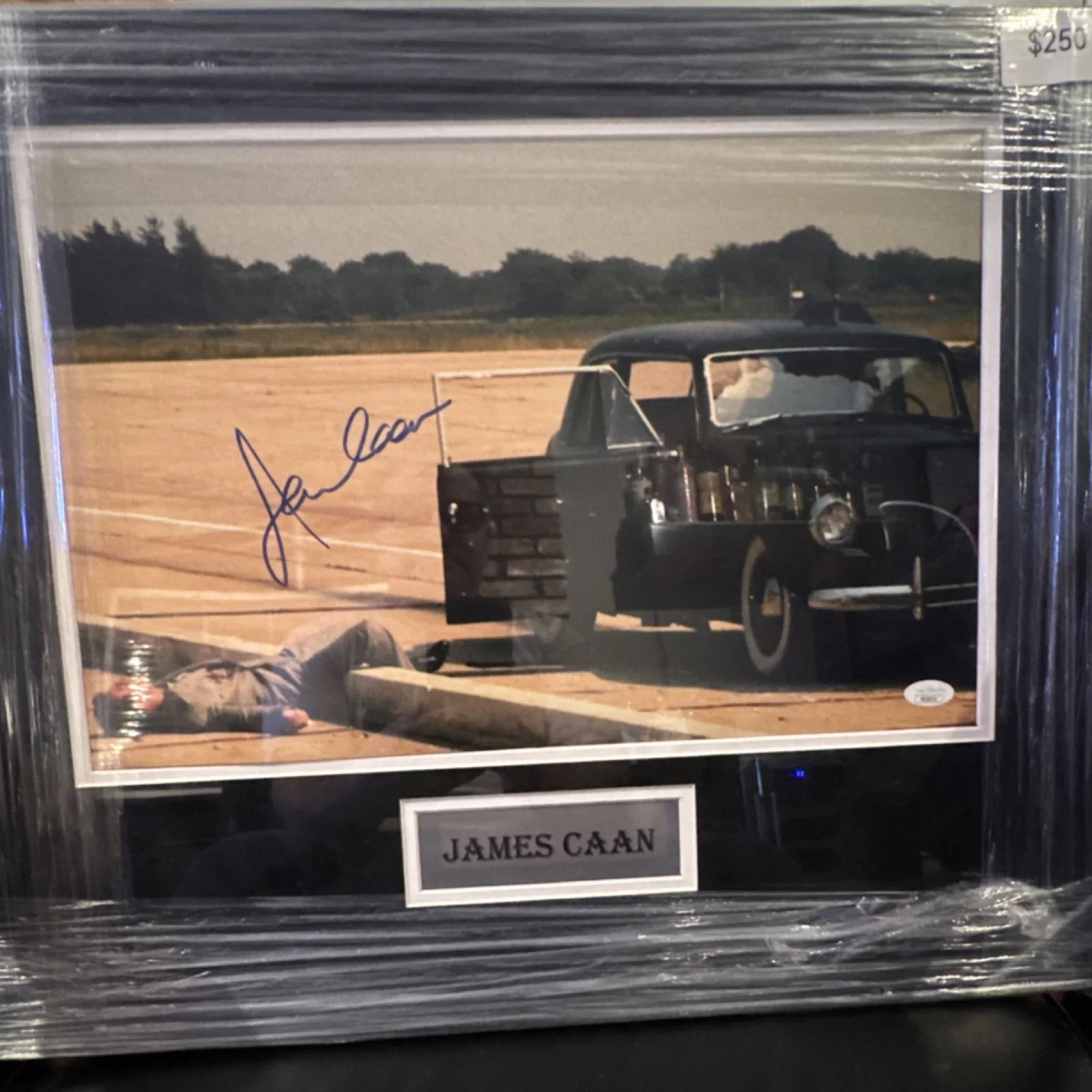 James Caan — James Caan Autographed Framed Original Movie Photo JSA Authenticated