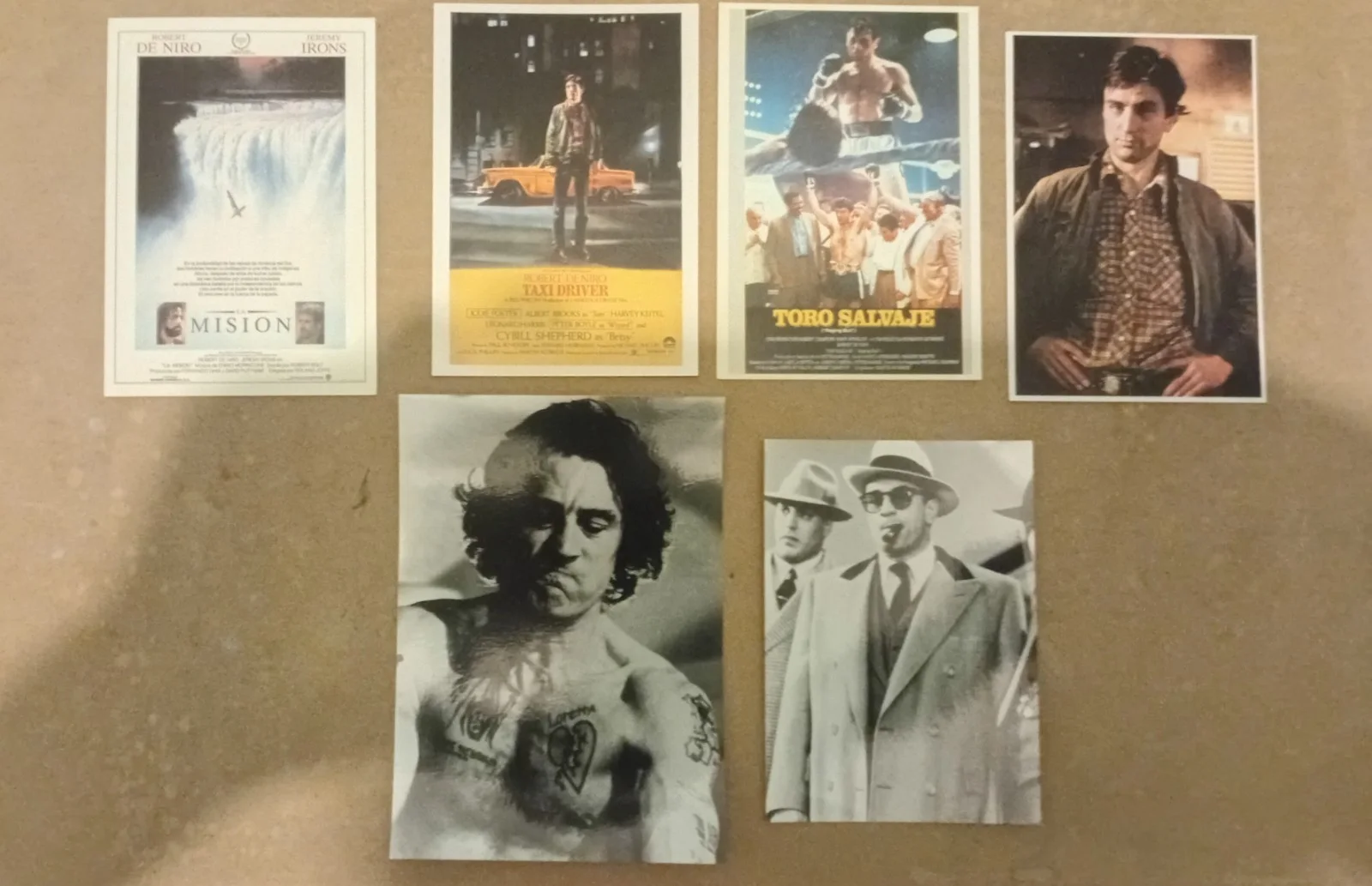 Robert De Niro 10 postcards, + 2 black and white mini photos, image 3