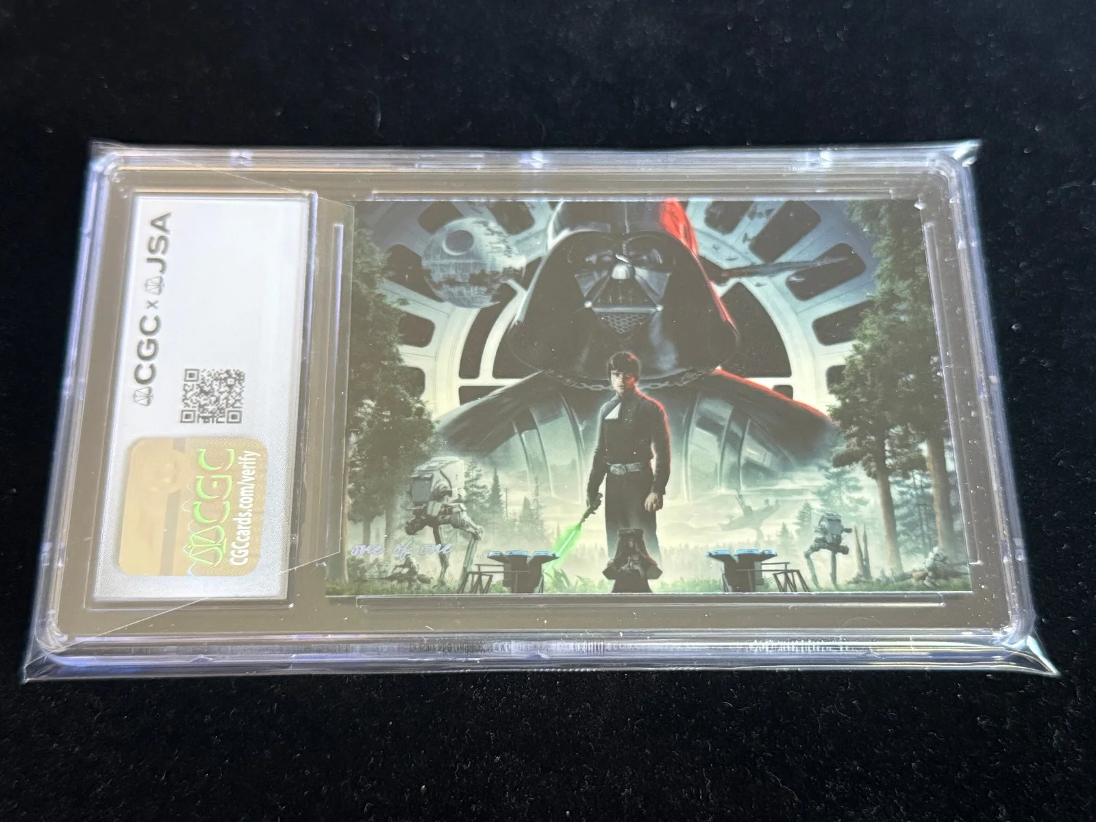 Mark Hamill signed Cut Custom Trading Card JSA CGC Slab Star Wars Auto C5888, изображение 2
