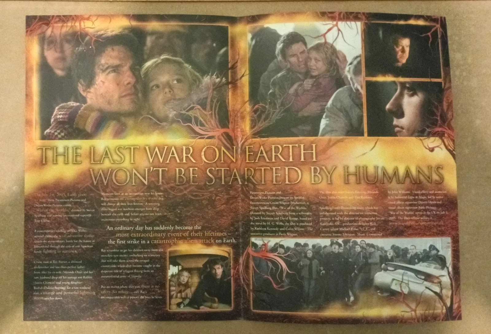 Tom Cruise The Firm movie flyer and War of the Worlds Synopsis card, изображение 5