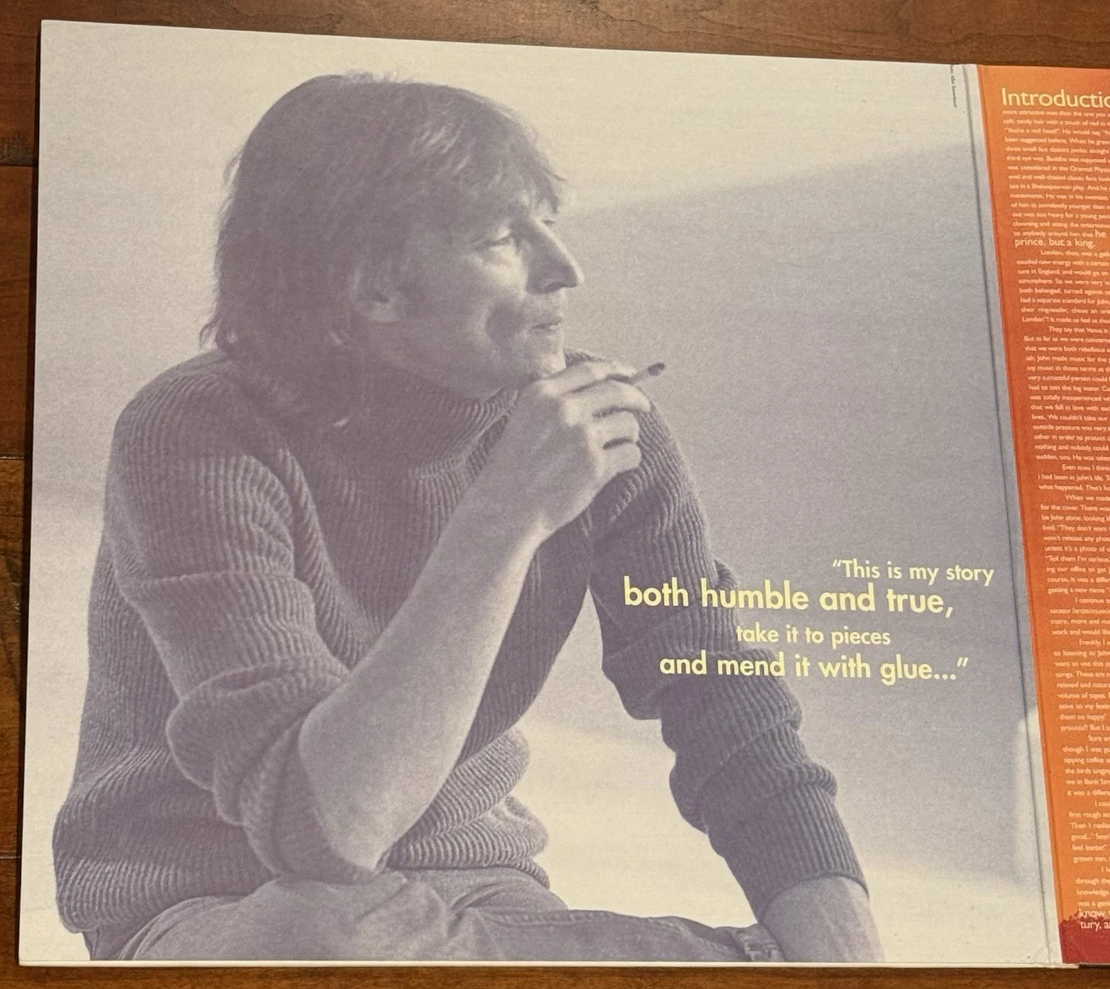 Yoko Ono Signed Wonsaponatime selections from John Lennon Anthology Album PSA, image 4