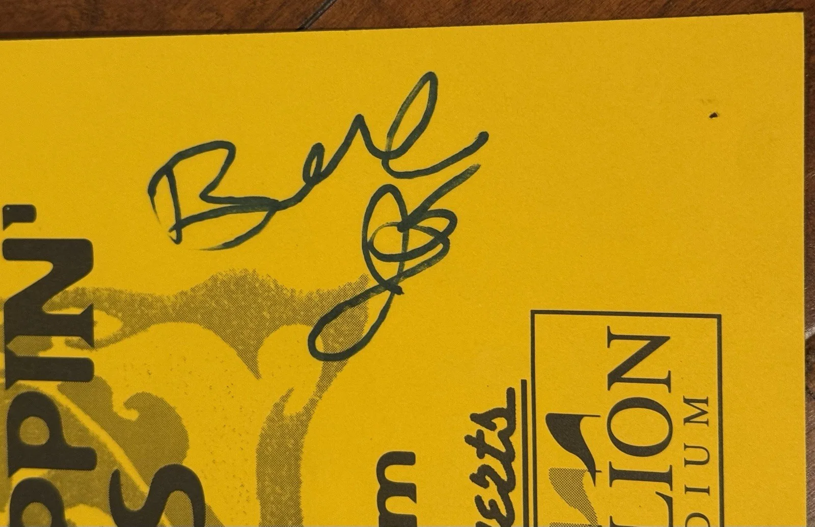Billie Joe Armstrong Signed Original Green Day 1998 Concert Poster JSA Authentic, изображение 2