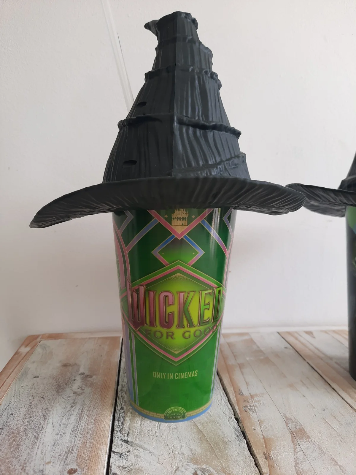 2 x Wicked For Good Witch Hat Cups Cineworld Exclusive MERCH Elphaba Glinda Oz, image 2