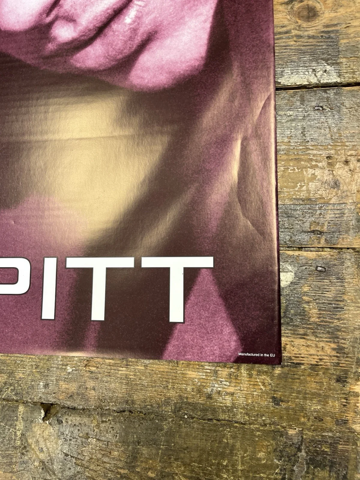 Vintage Brad Pitt Fan Poster Large A1 See description. 90's Shipped in tube Rare, изображение 3