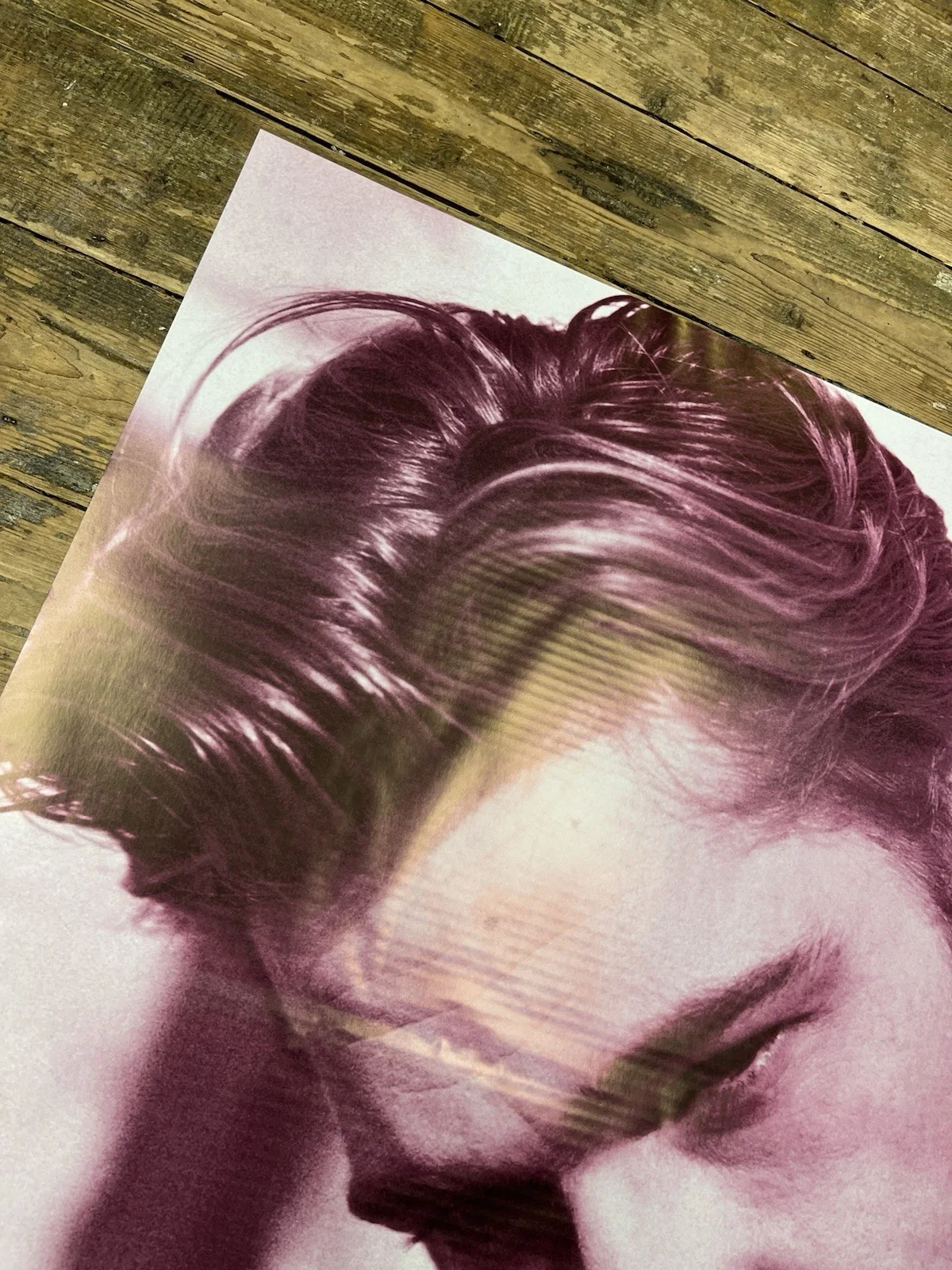 Vintage Brad Pitt Fan Poster Large A1 See description. 90's Shipped in tube Rare, изображение 5