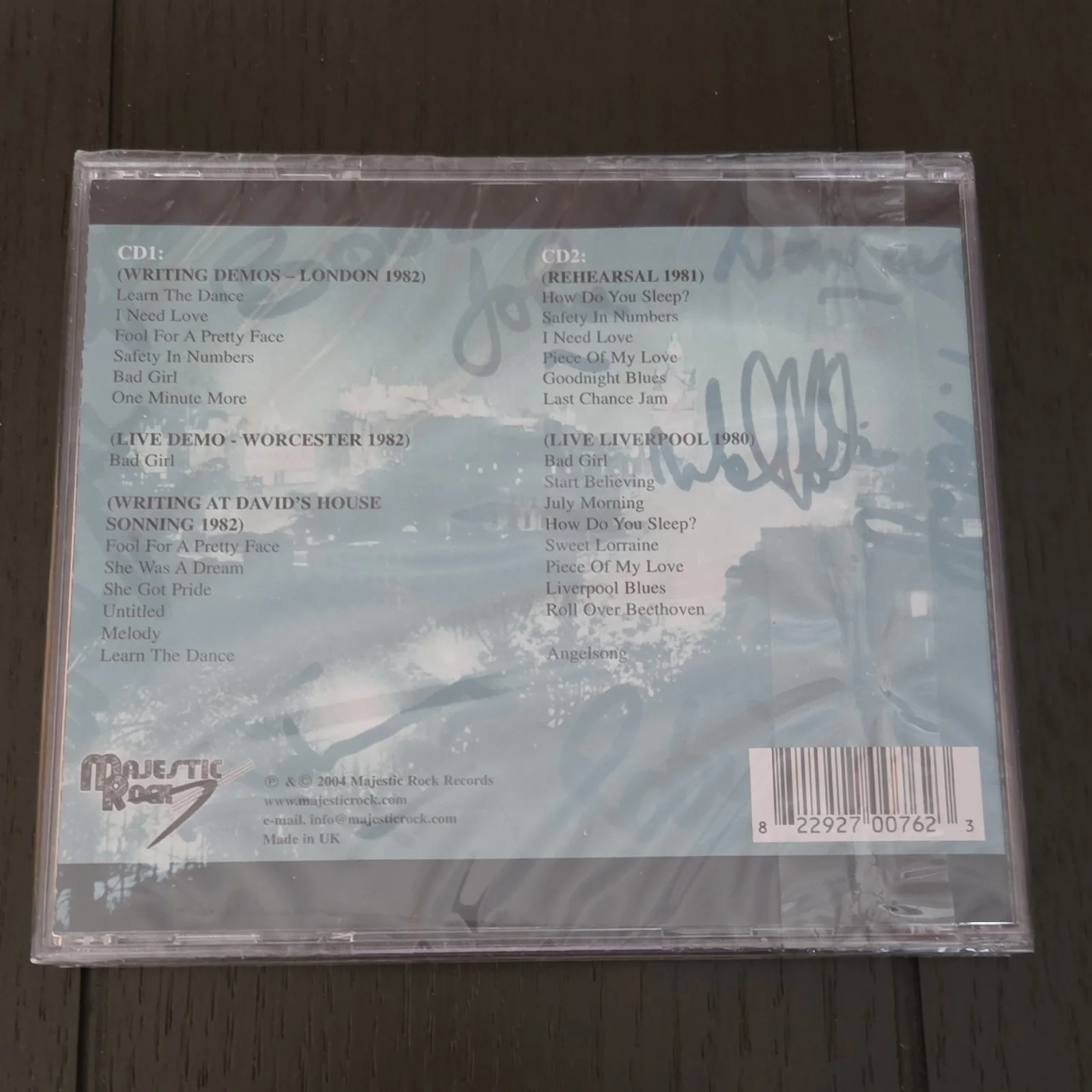 The Byron Band - Lost And Found (Majestic Rock) 2004 Original Music - 2 cd set, image 2