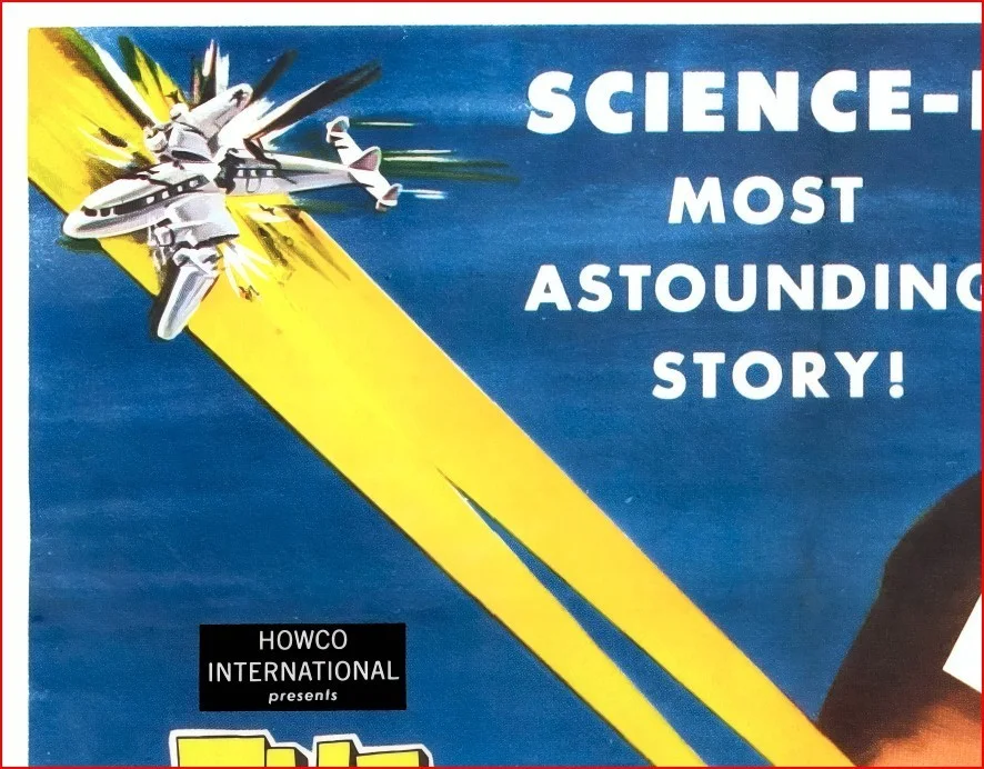 The Brain From Planet Arous 1957 - Restored 27.2" x 41" US One Sheet Poster, image 3