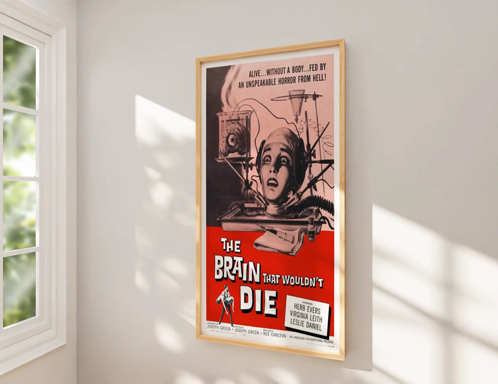 The Brain That Wouldn't Die 1962 - Restored 27.2" x 41" US One Sheet Poster, изображение 2