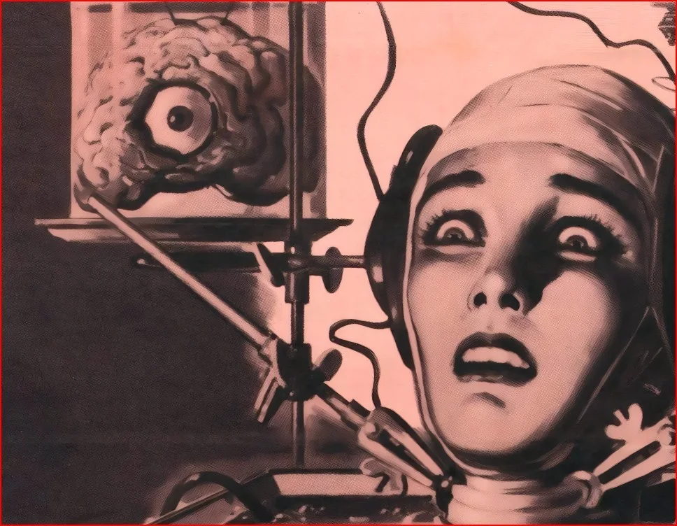 The Brain That Wouldn't Die 1962 - Restored 27.2" x 41" US One Sheet Poster, изображение 4