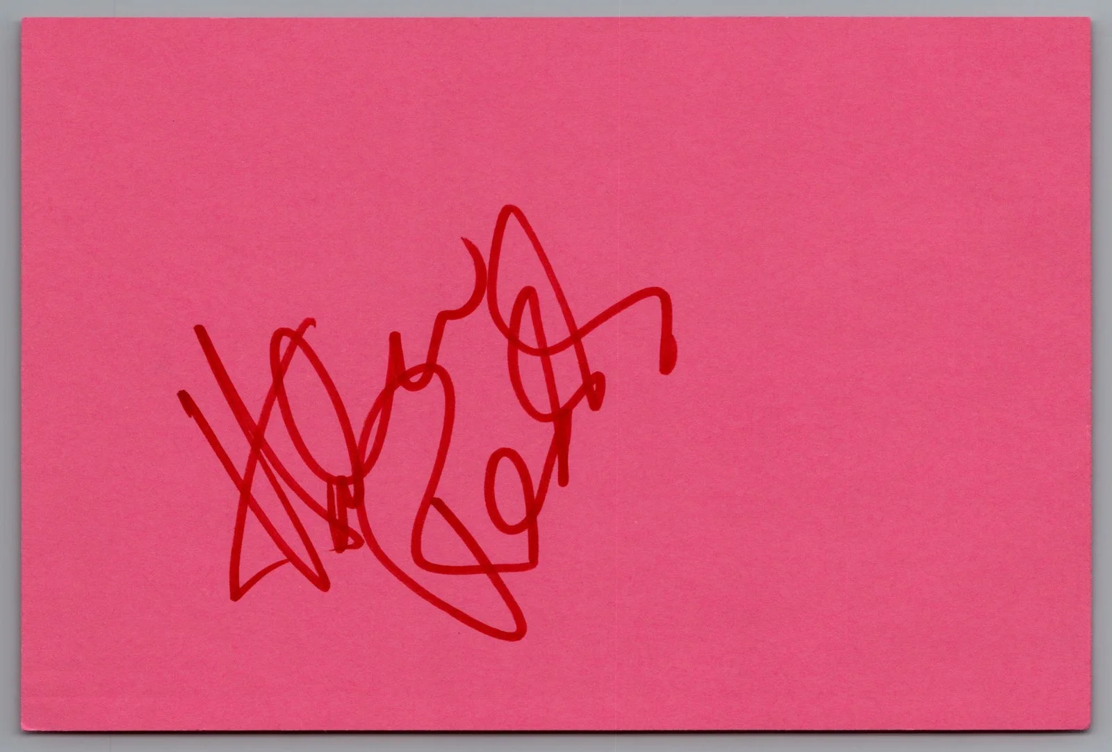 Helen Reddy — Helen Reddy Signed 4x6 Index Card I Am Woman Song Autographed