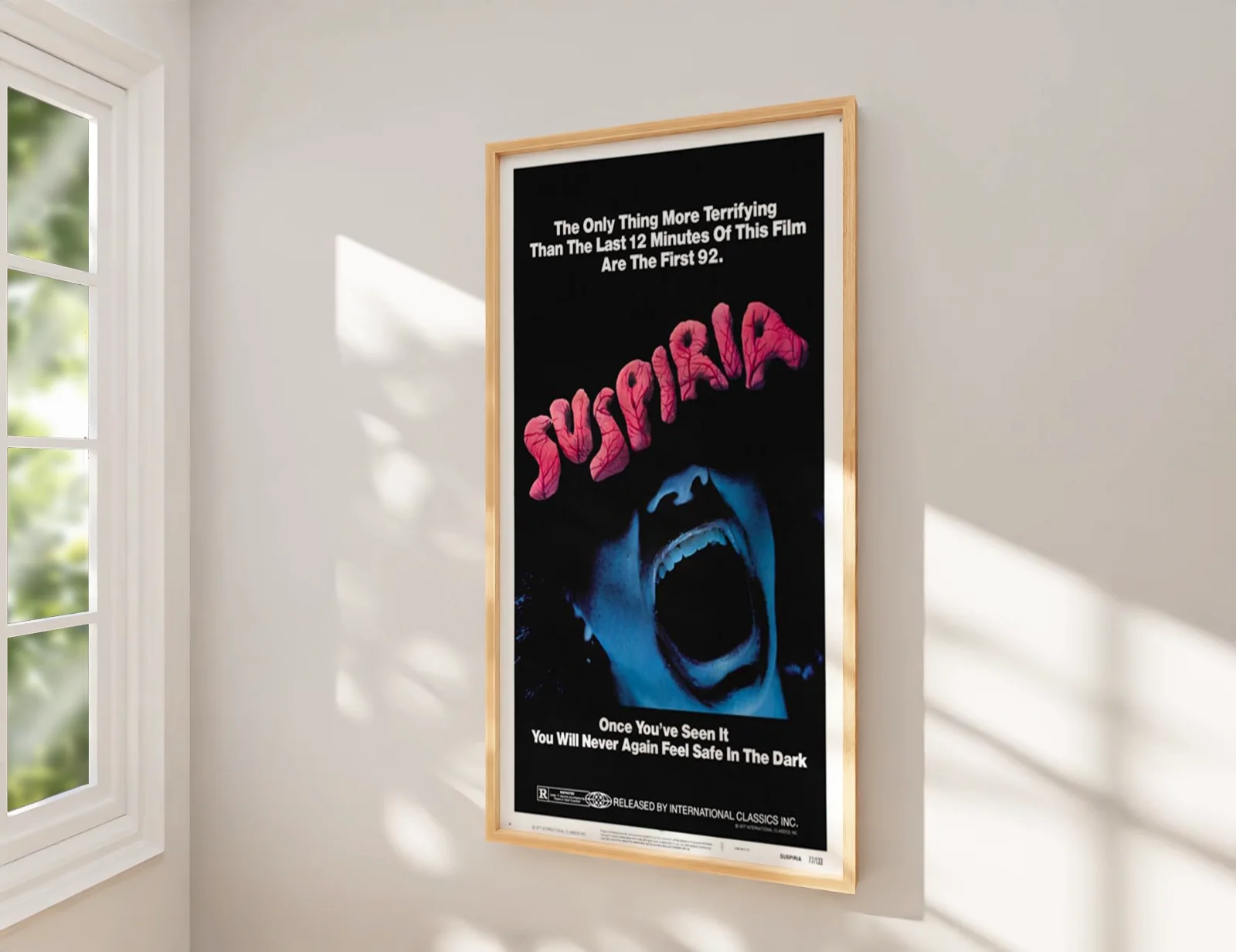 Suspiria 1977 Supernatural Horror - Restored 27.2" x 41" US One Sheet Poster, image 2
