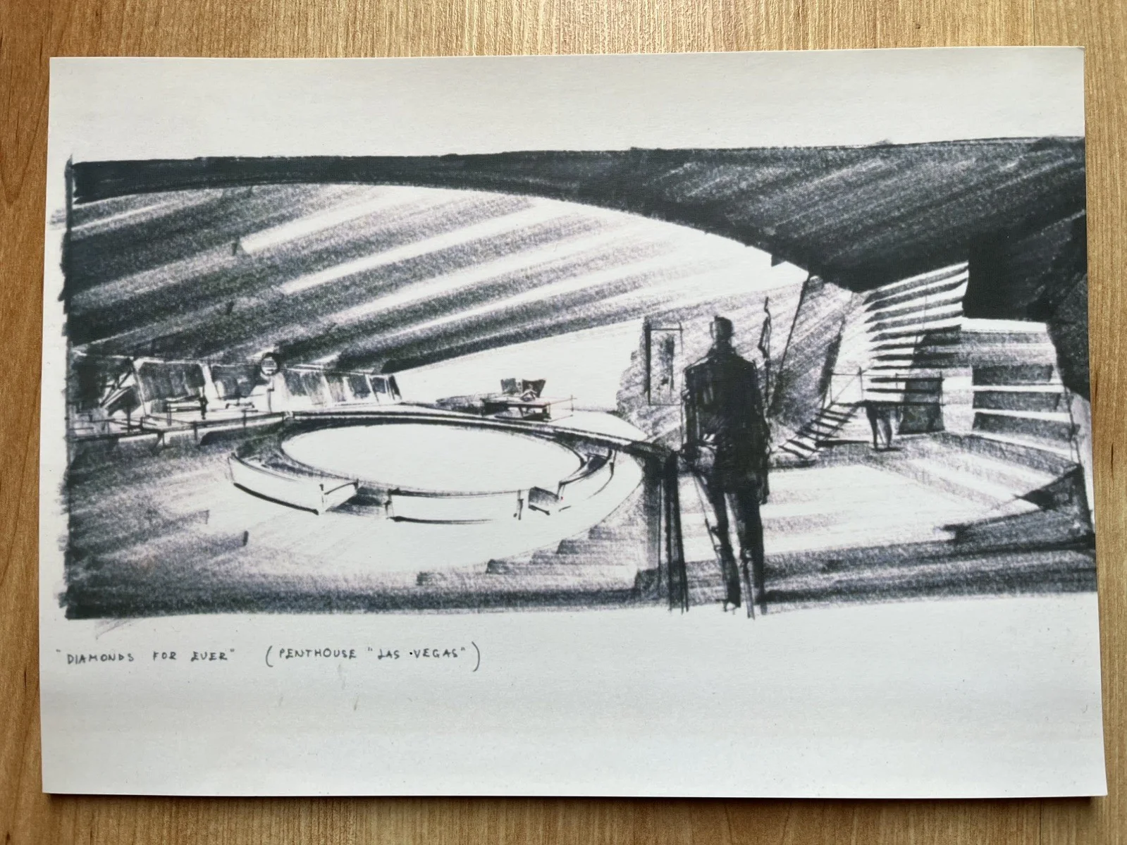 James Bond 007 Set of 5 A4 Concept Art Posters - Goldfinger Diamonds by Ken Adam, изображение 2