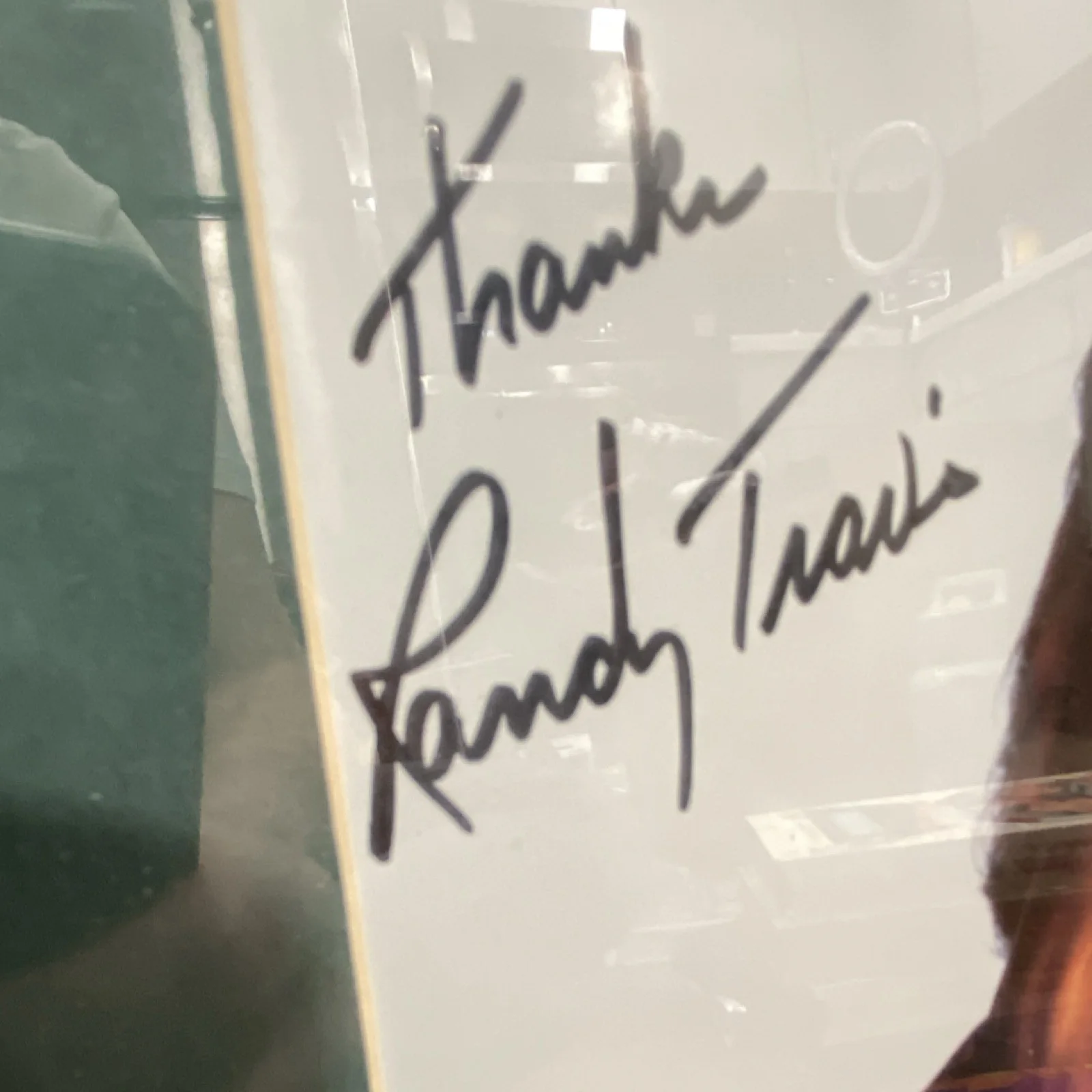 Randy Travis Framed Autographed Original Country Music Photo Memorabilia, image 2