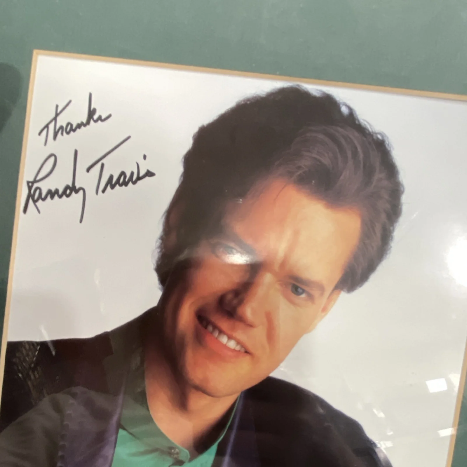 Randy Travis Framed Autographed Original Country Music Photo Memorabilia, image 3