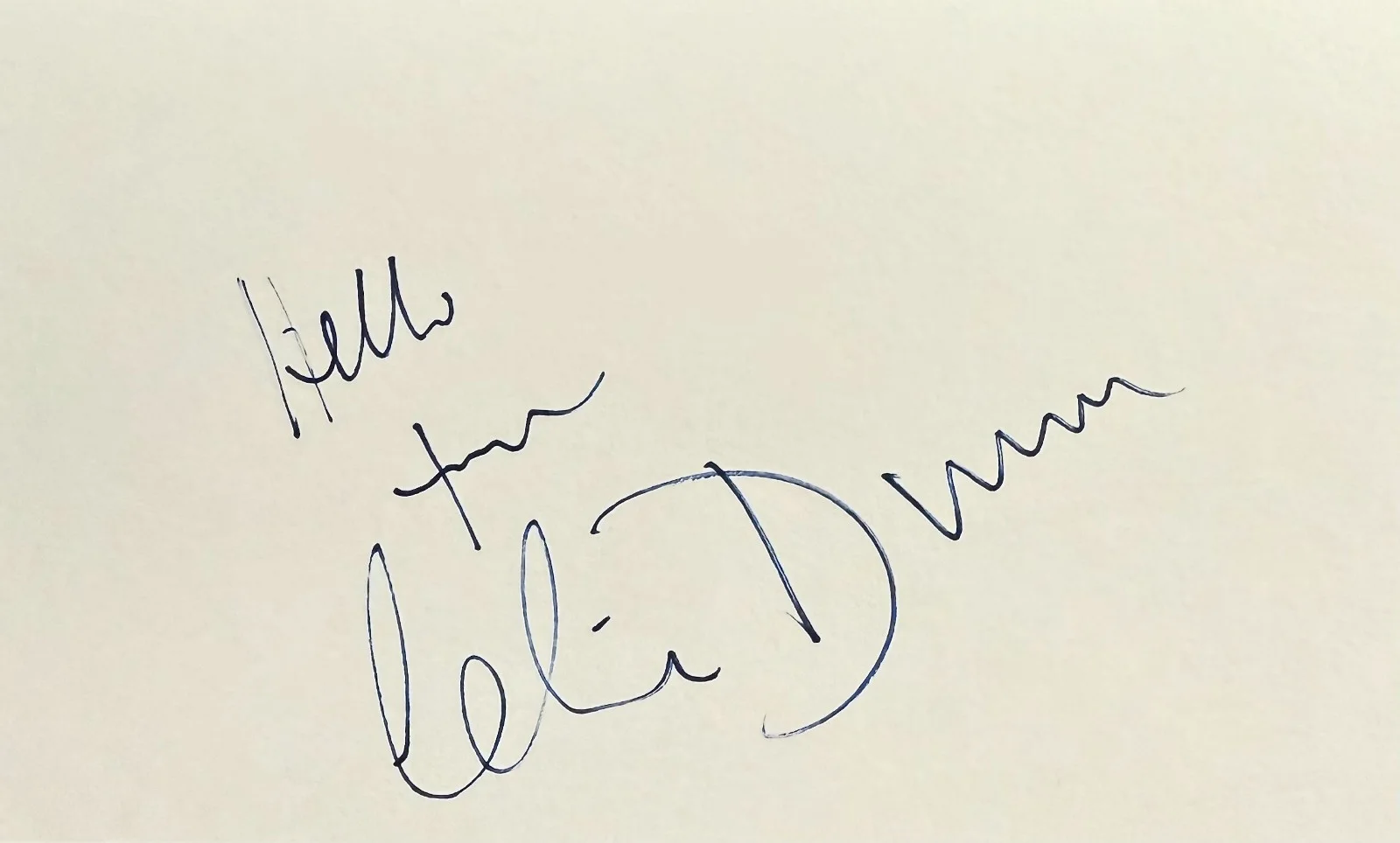 Clive Dunn — CLIVE DUNN Signed Autograph 3x5 INDEX CARD Dad's Army Bootsie and Snudge Grandad, изображение 3