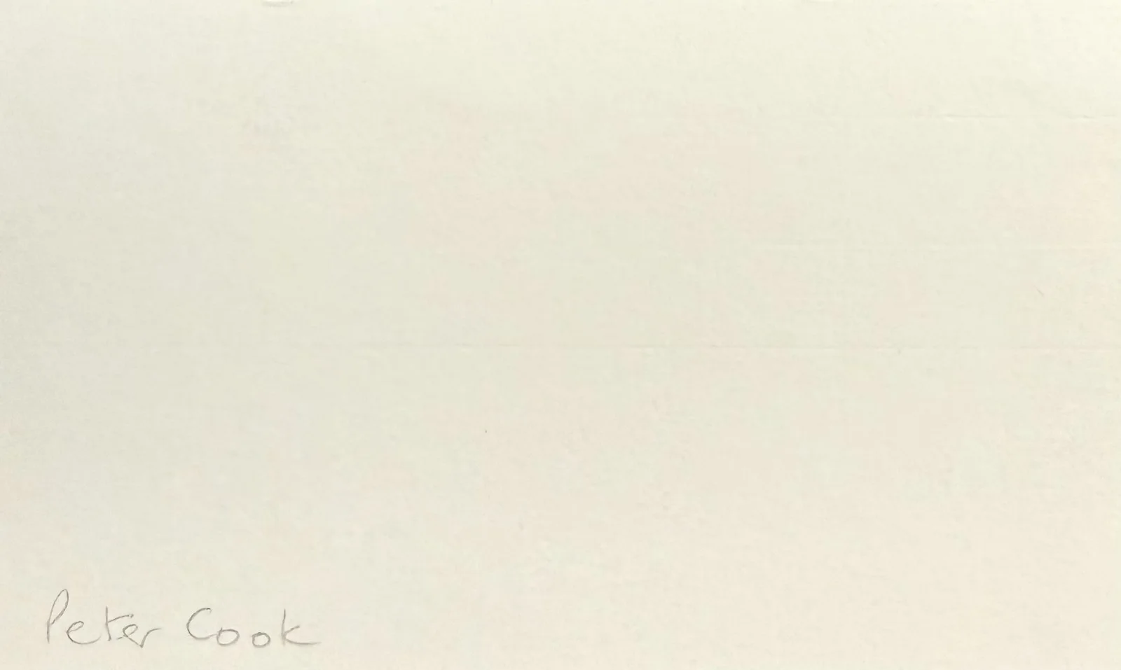 Peter Cook — PETER COOK Signed Autographed 3"x 5" INDEX CARD Bedazzled The Princess Bride, изображение 4