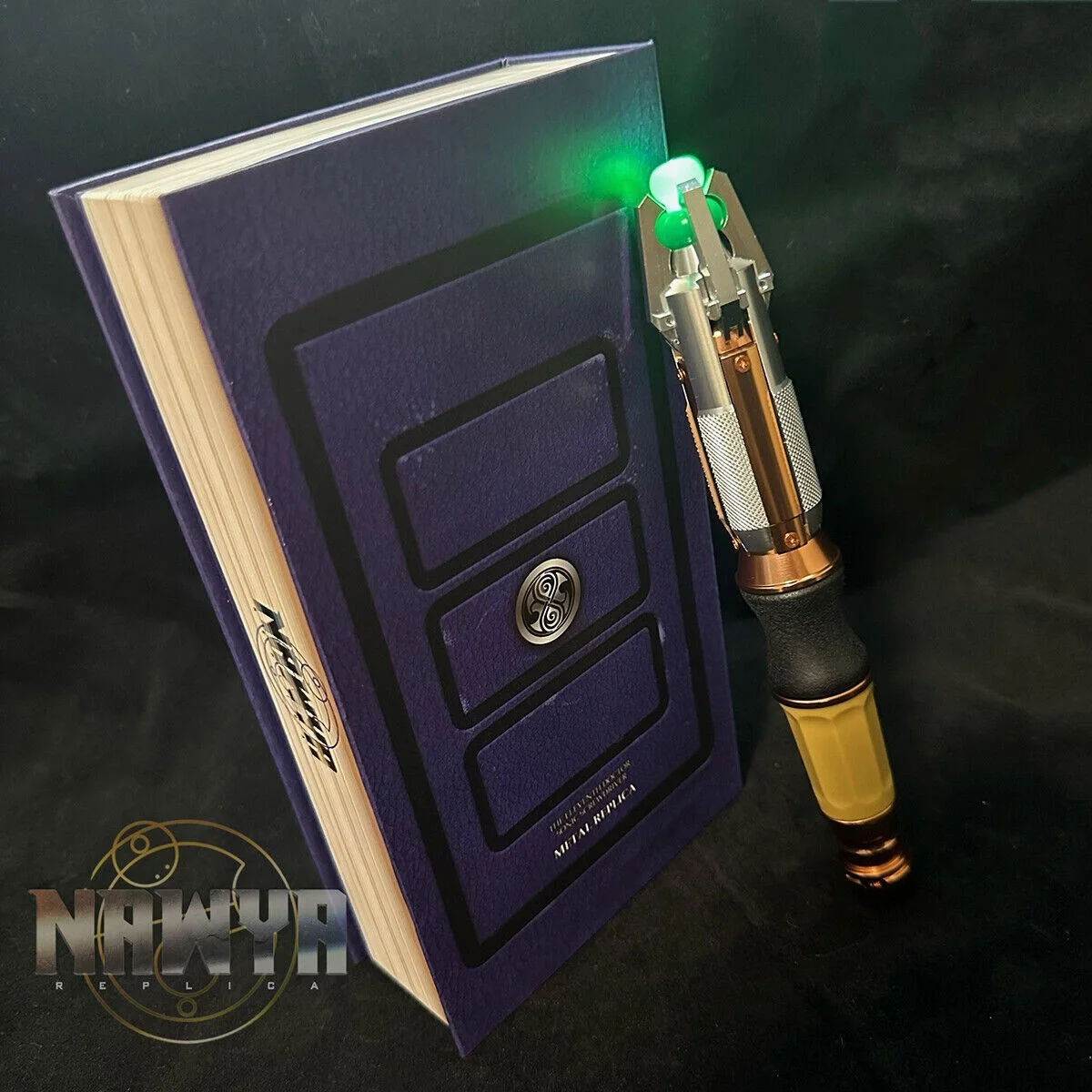 Doctor Who Cosplay 11th Metal Sonic Screwdriver LED Light Prop Replica Halloween, image 2